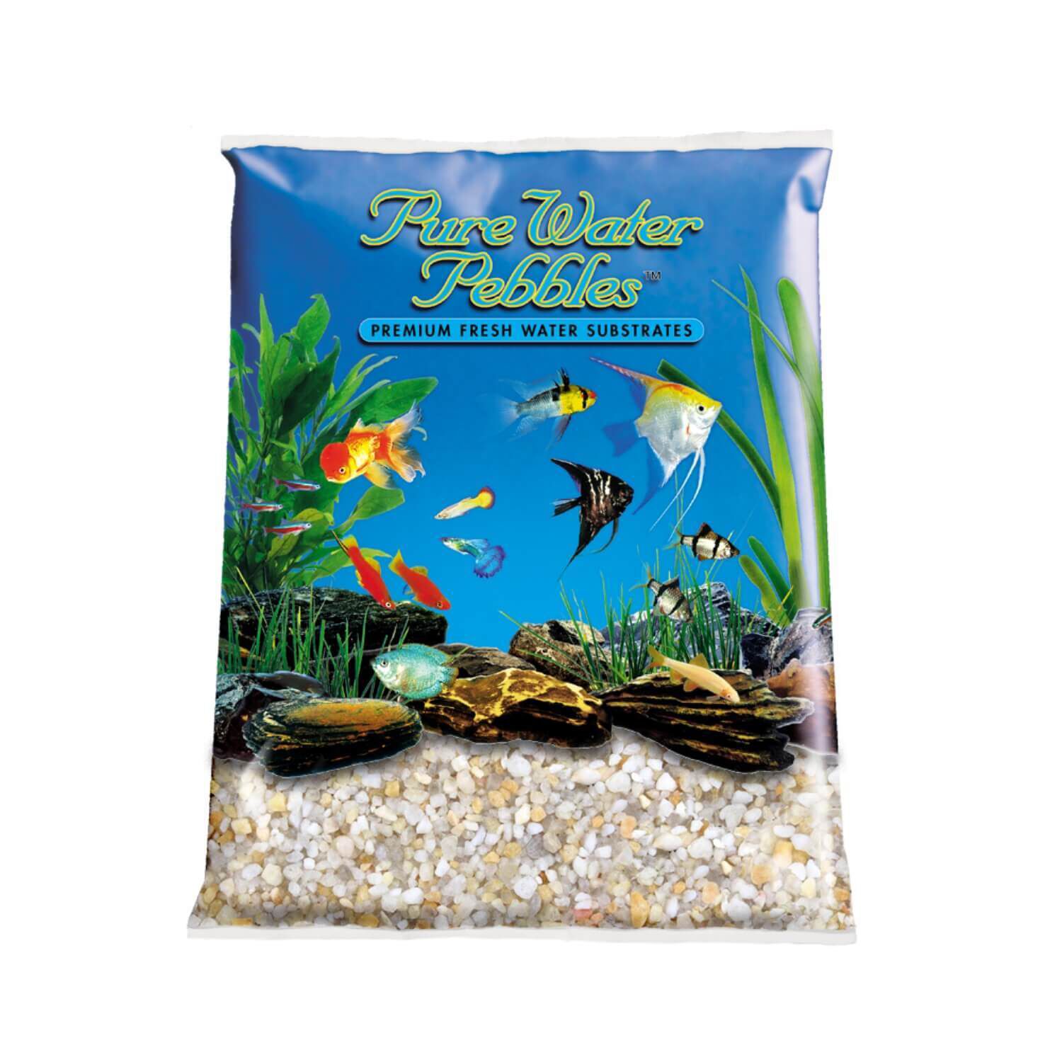 Pure Water Pebbles Aquarium Gravel, Amberlite