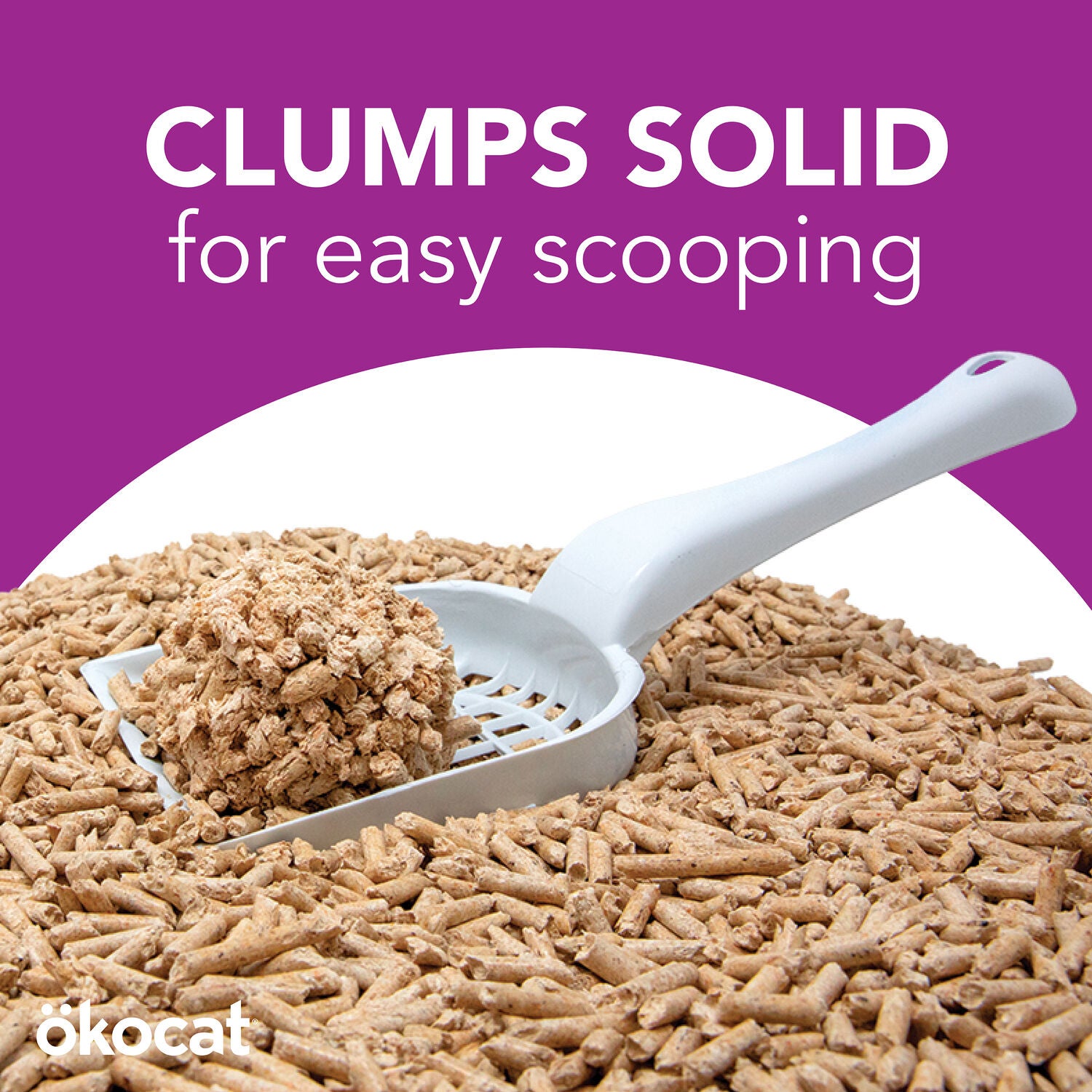 Okocat Low Tracking Clumping Wood Cat Litter