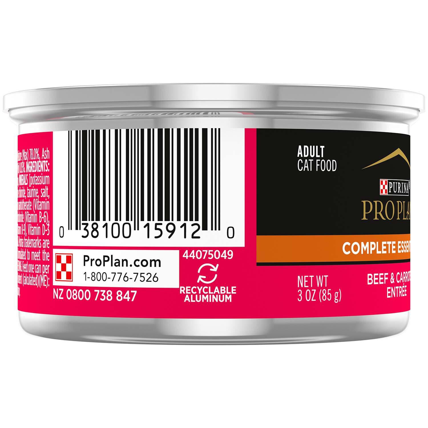 Purina Pro Plan Grain Free Classic Adult Beef & Carrots Entree Cat Food