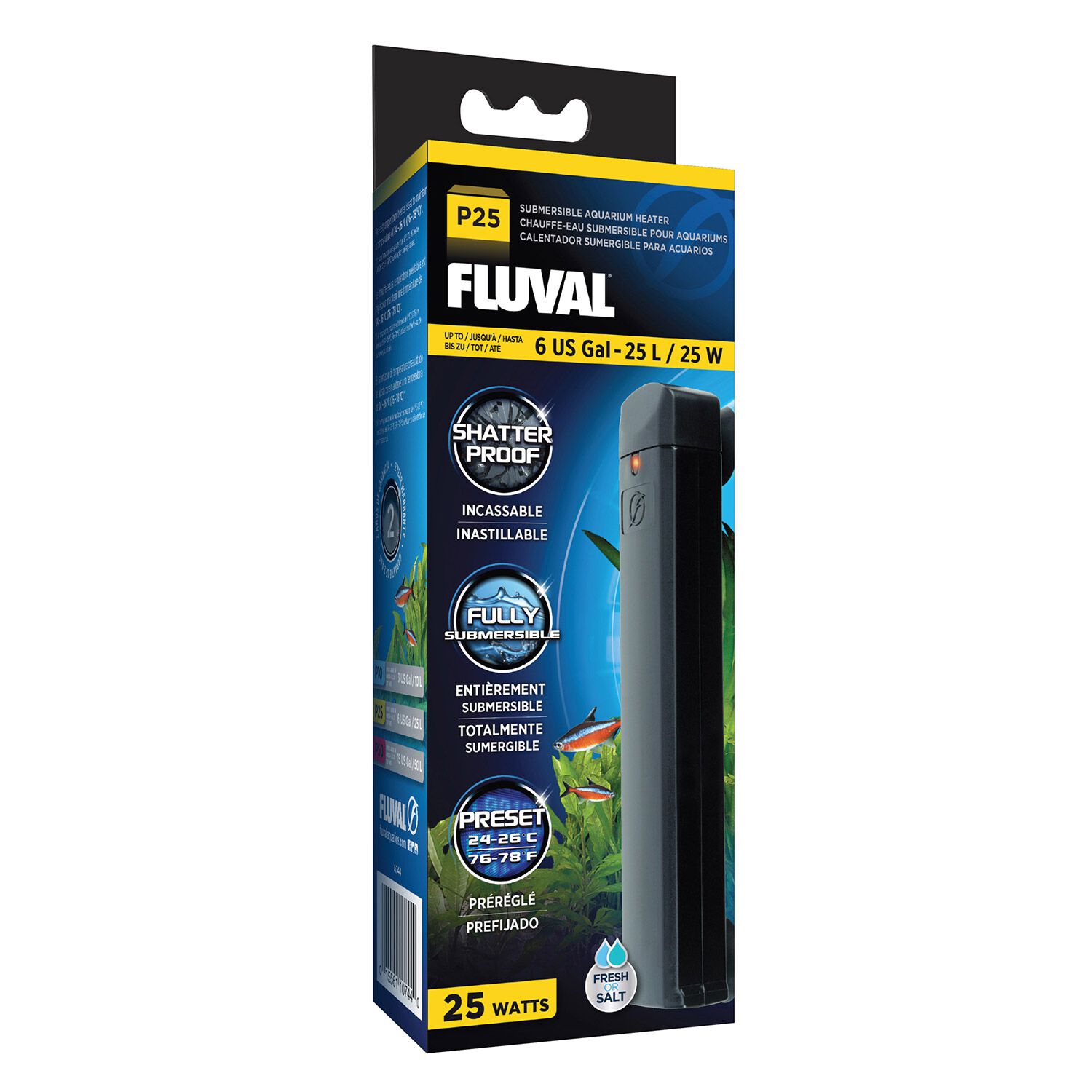 P25 Submersible Aquarium Heater