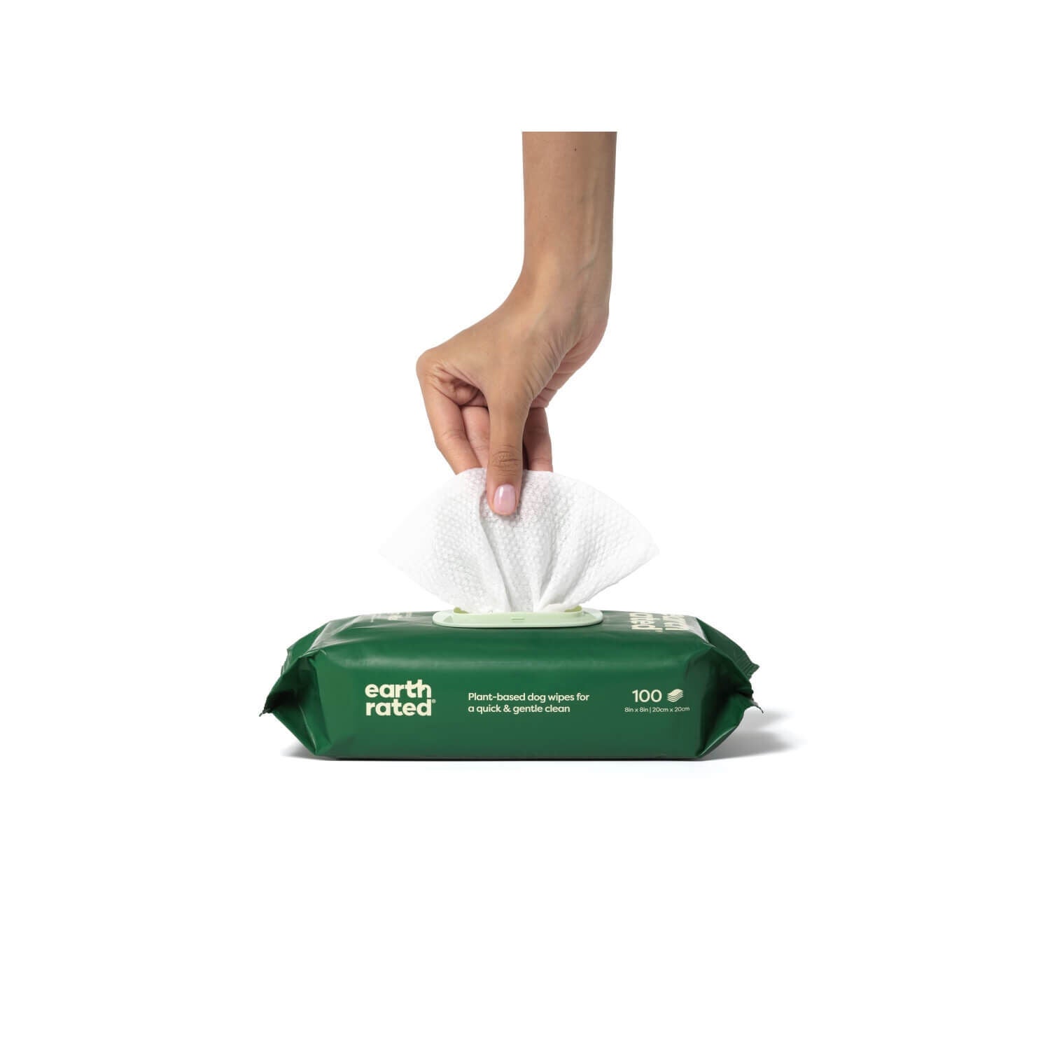 Earth Rated 100 Unscented Compostable Dog Wipes