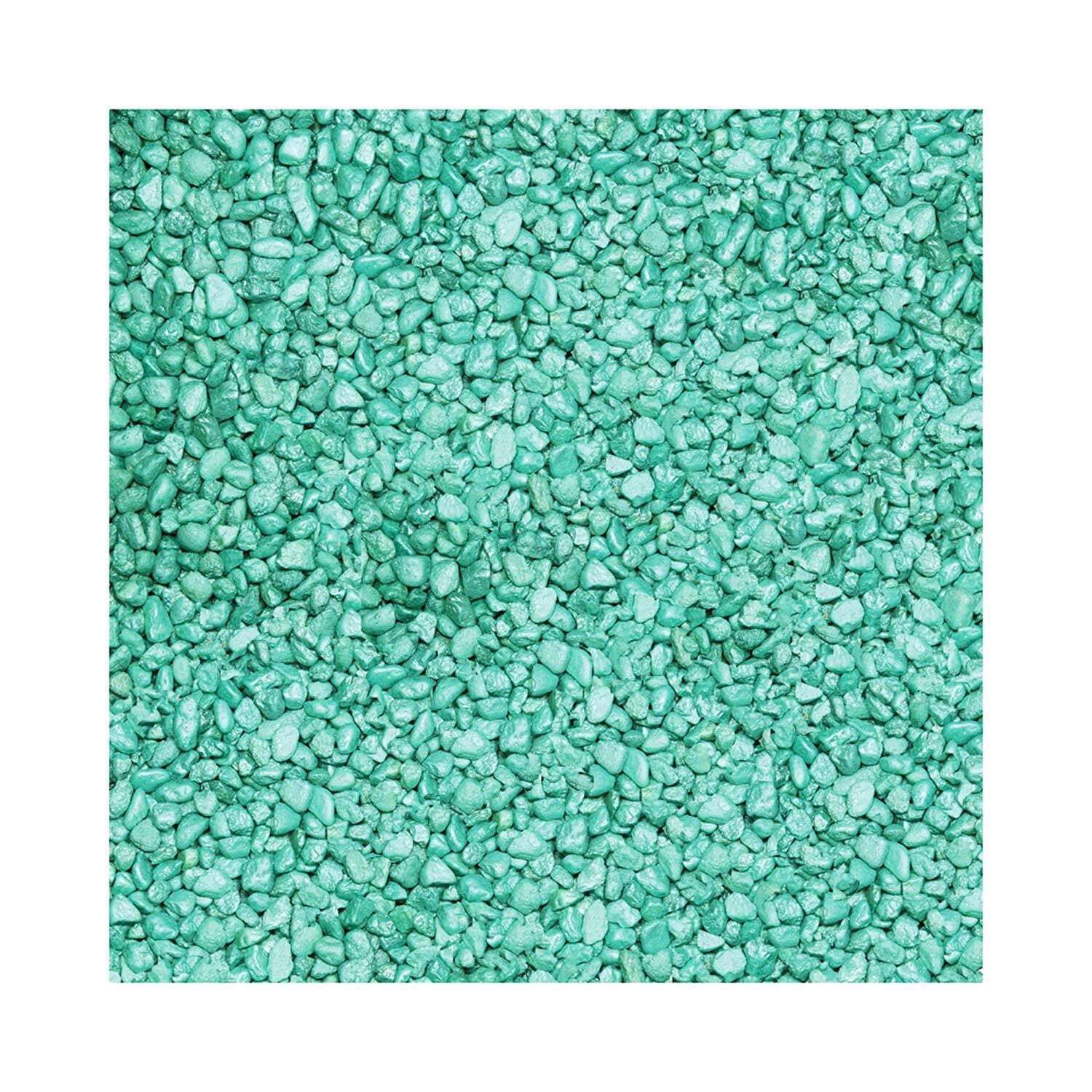 Pure Water Pebbles Aquarium Gravel, Emerald Green Frost