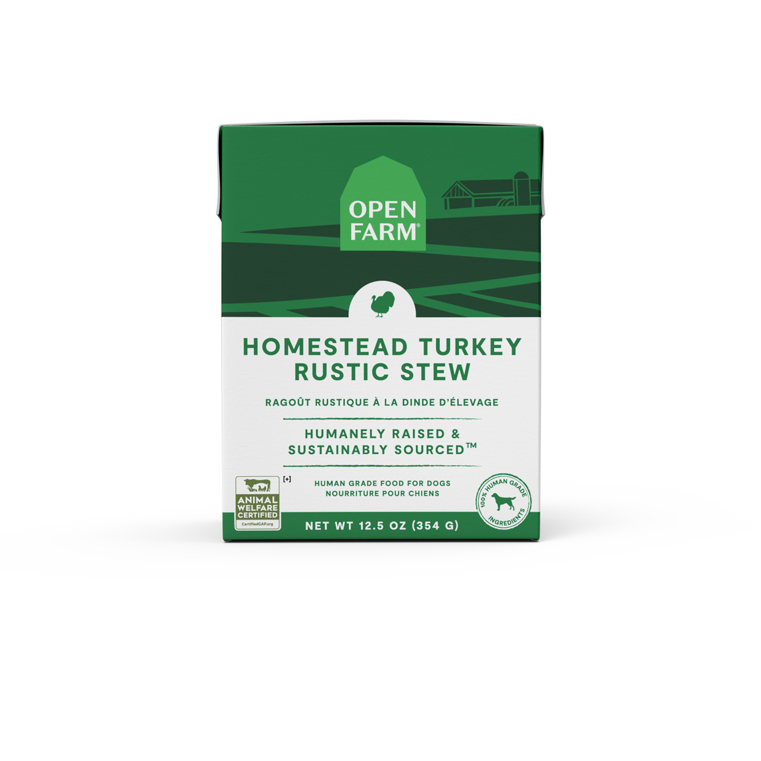 Open Farm Homestead Turkey Rustic Stew Wet Dog Food, 12.5Oz - Pack Of 12