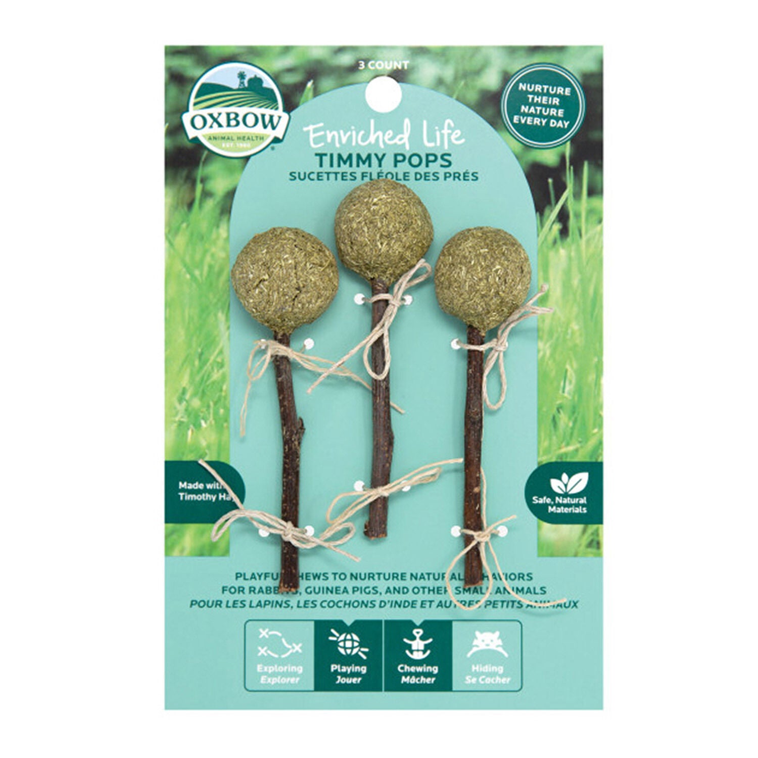 Oxbow Enriched Life Timmy Pops Toy For Small Animals