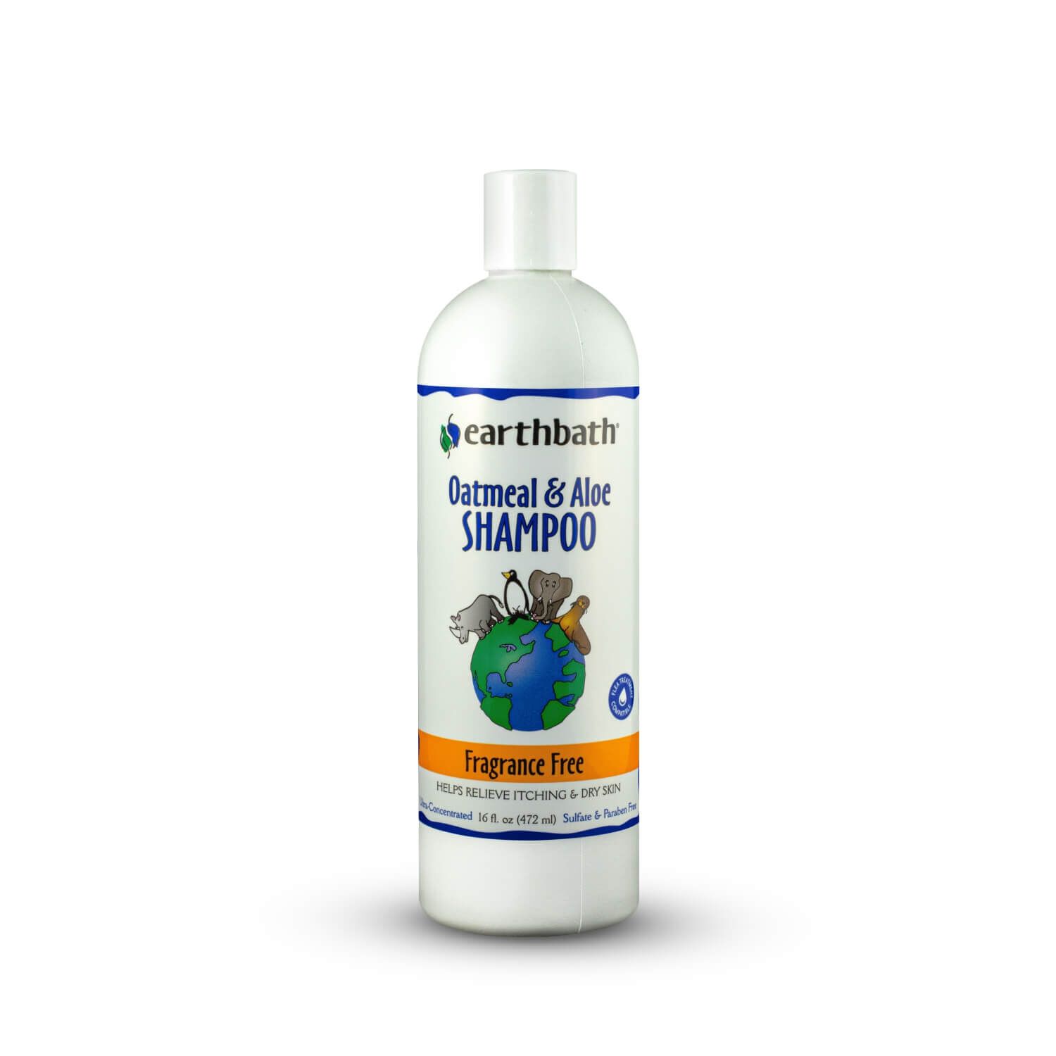 Earthbath Oatmeal & Aloe Dog & Cat Shampoo, Fragrance Free