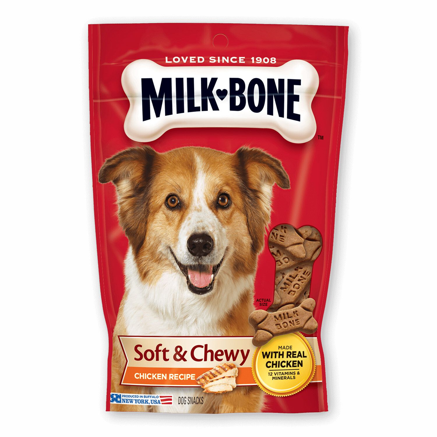 Milk-Bone Soft & Chewy Dog Treats Chicken Recipe, 25Oz
