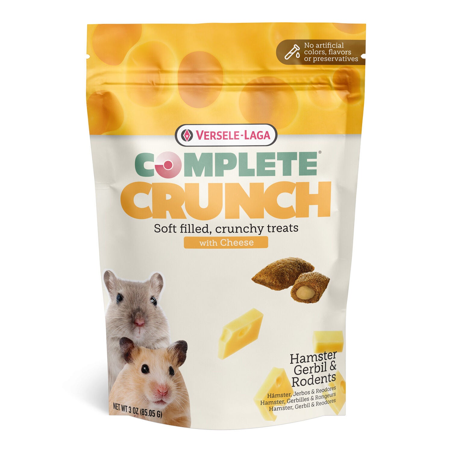 Versele Laga Complete Crunch With Cheese Small Animal Treat, 3Oz