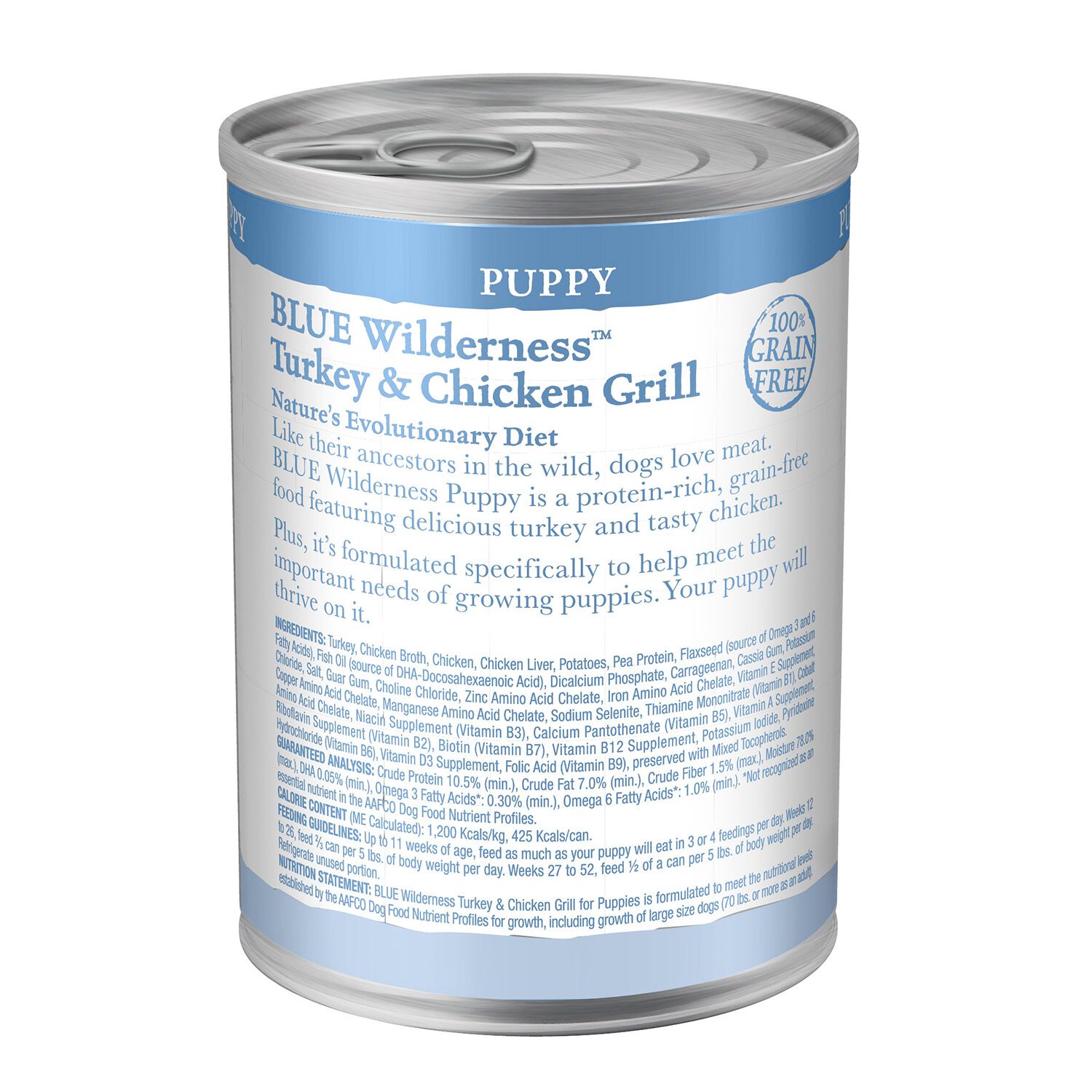 Blue Buffalo Wilderness Puppy Turkey & Chicken Grill Dog Food