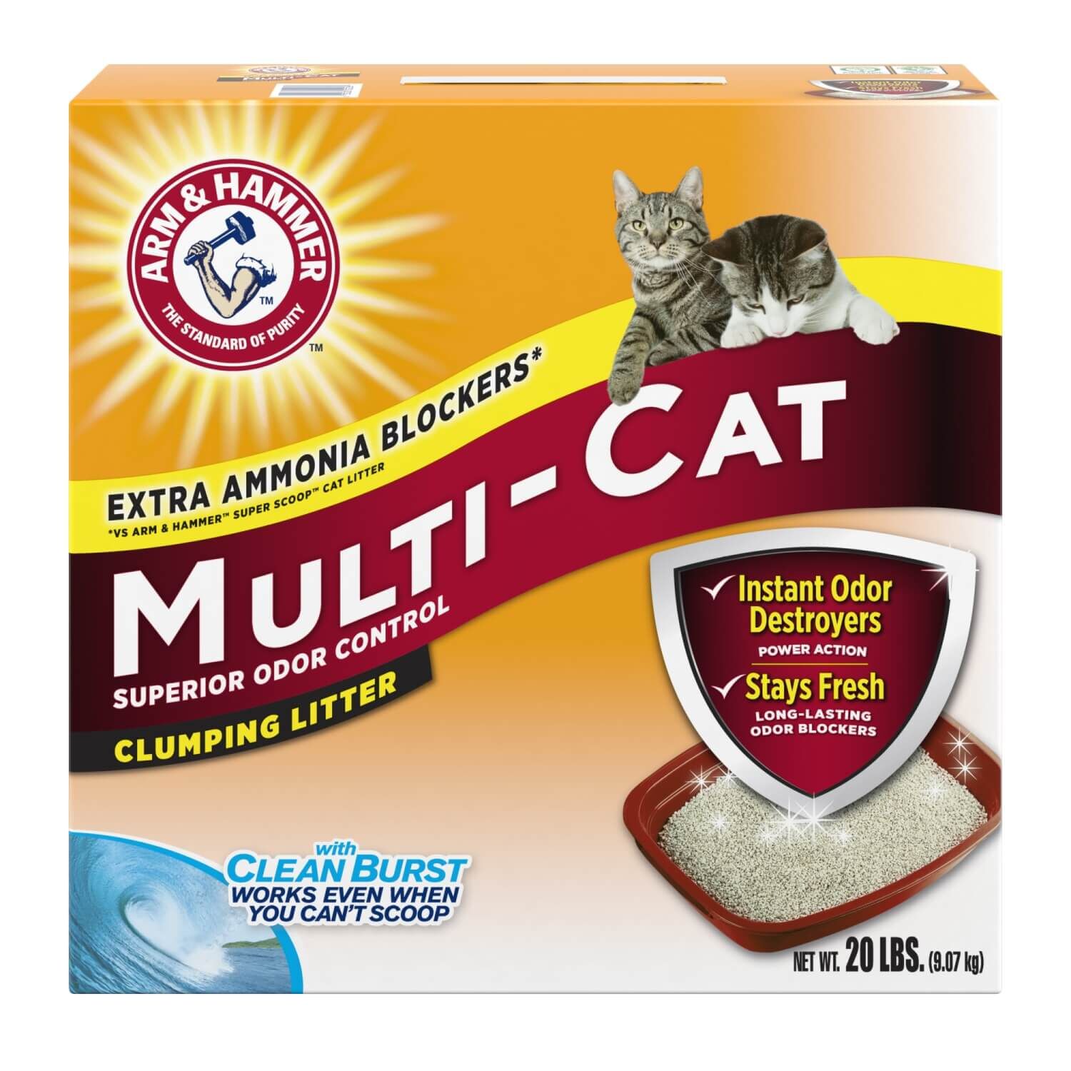Arm & Hammer Multi-Cat Clumping Cat Litter