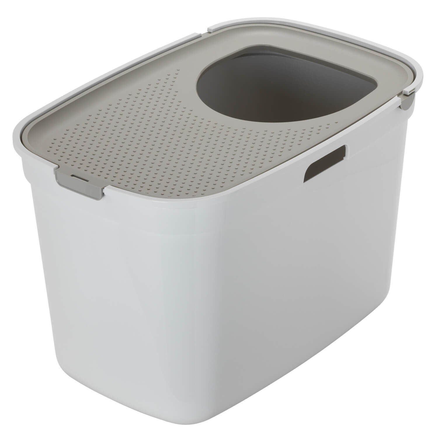 Moderna Top Entry Cat Litter Pan, Gray