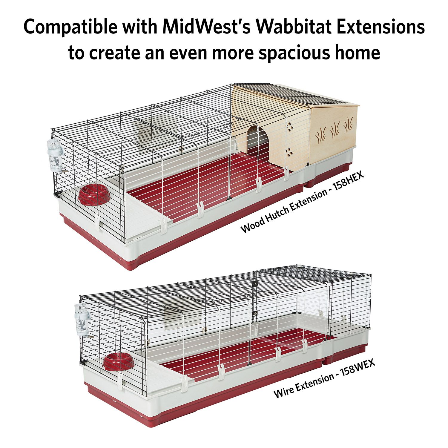 Midwest Deluxe Rabbit Home Xl Small Animal Habitat