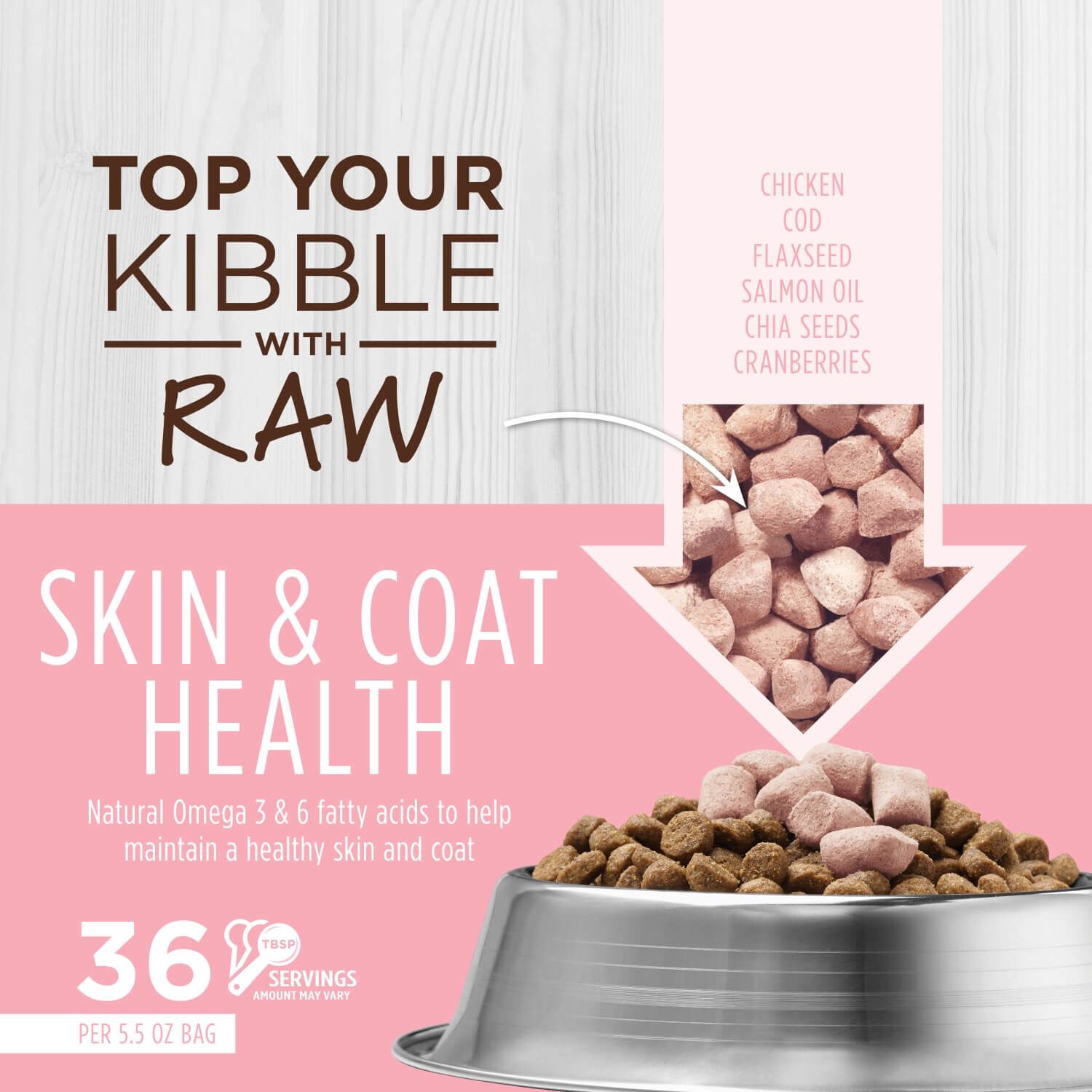 Instinct Rawboost Mixers Skin & Coat Health Meal Enhancement For Cats