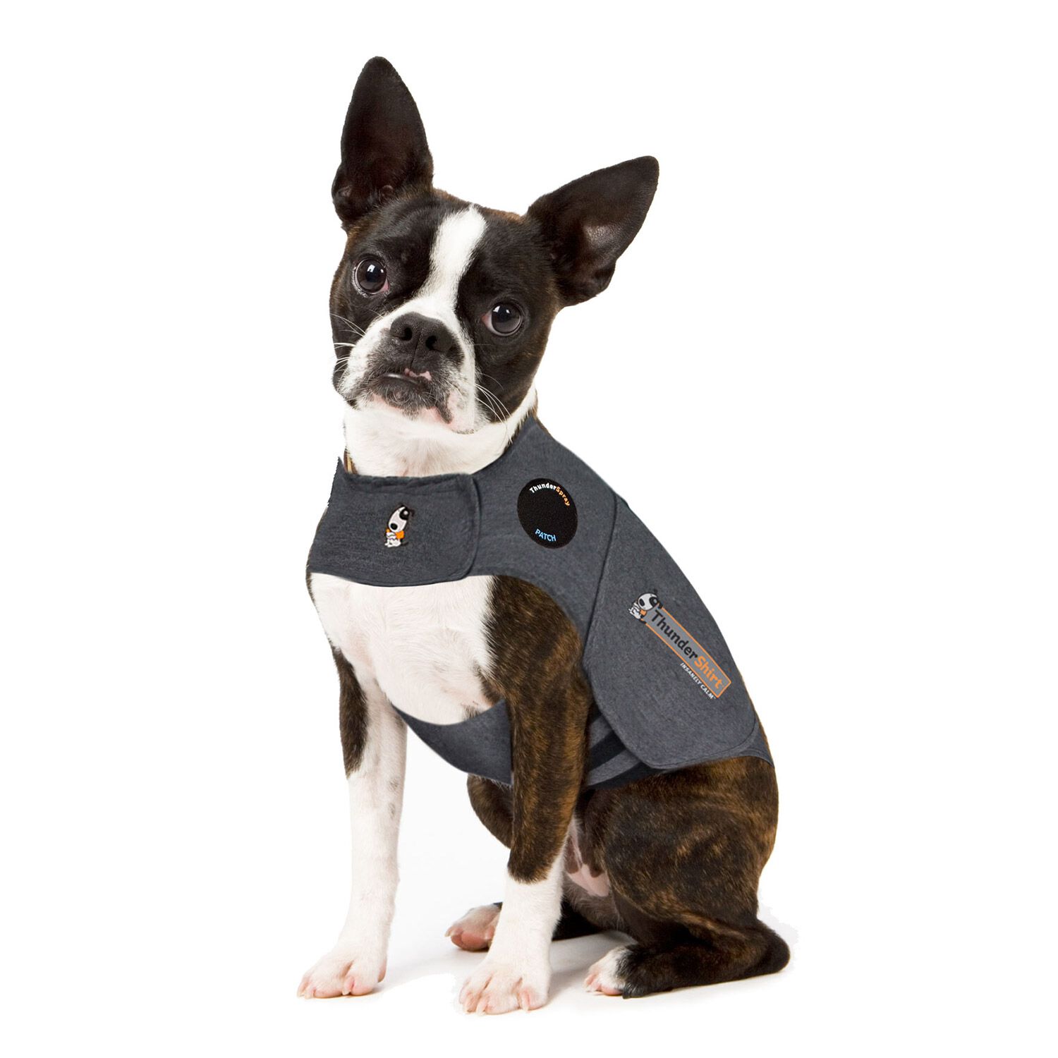 Thundershirt Anxiety Relief Dog Vest, Gray