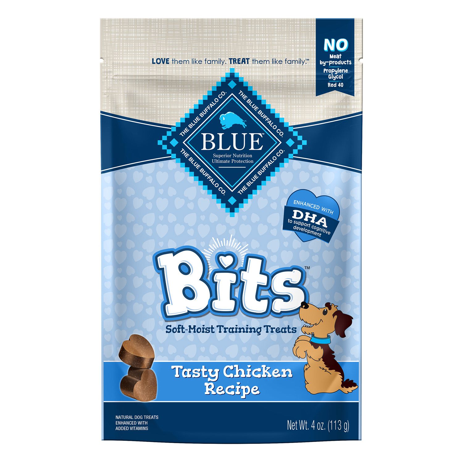 Blue Buffalo Blue Bits Soft & Chewy Dog Training Treats, Chicken Recipe