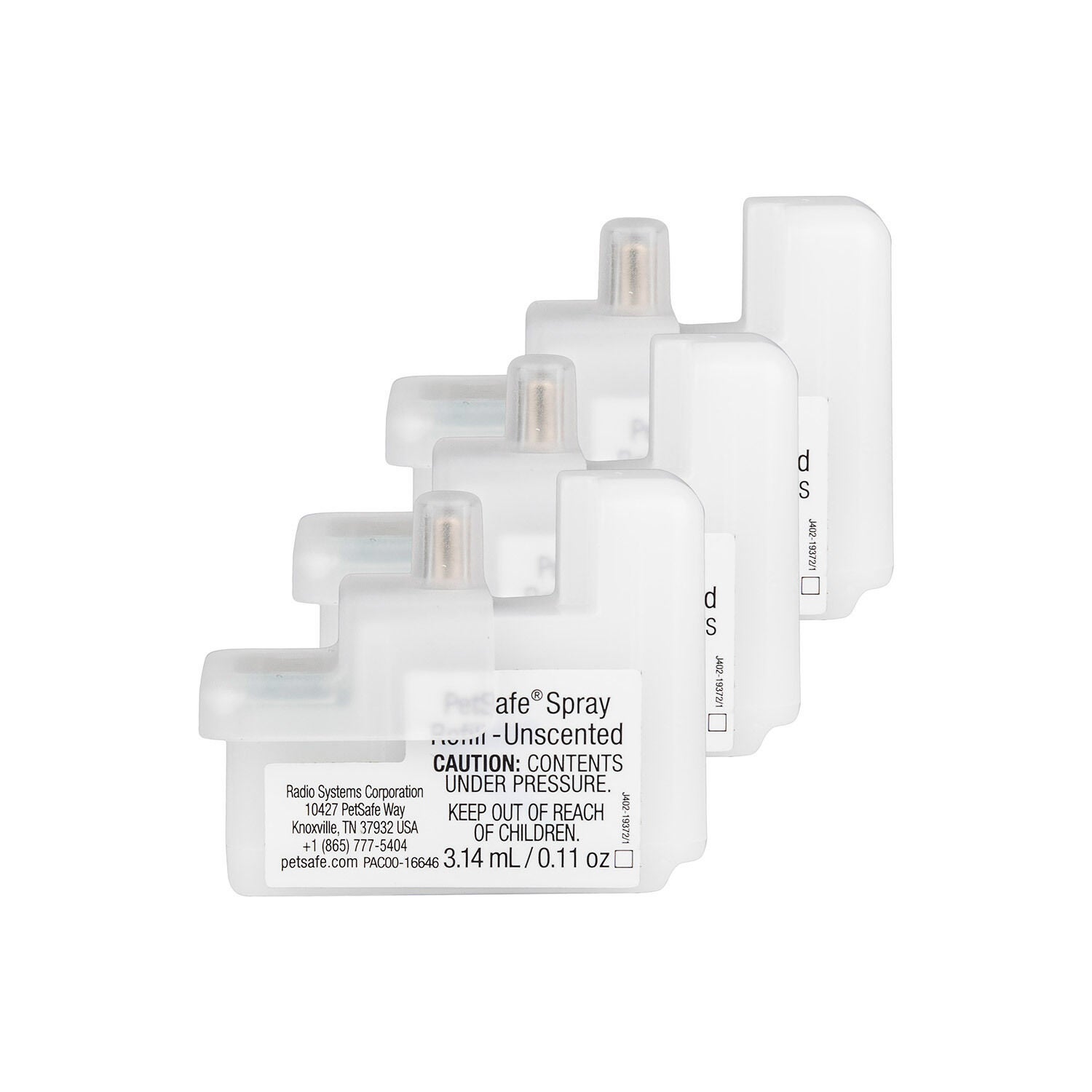 Petsafe Spray Refill Cartridges - Unscented - No Mess Replacement Cartridges For Petsafe Spray Dog Bark Collar