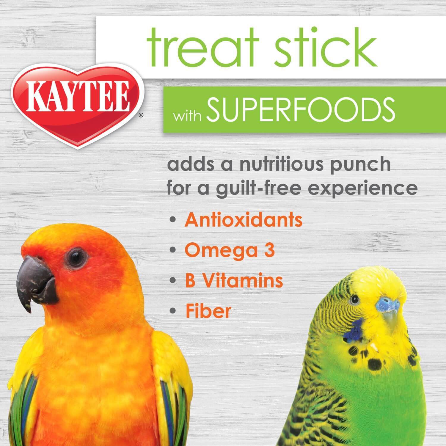 Kaytee Avian Superfood Treat Sticks, Blueberry