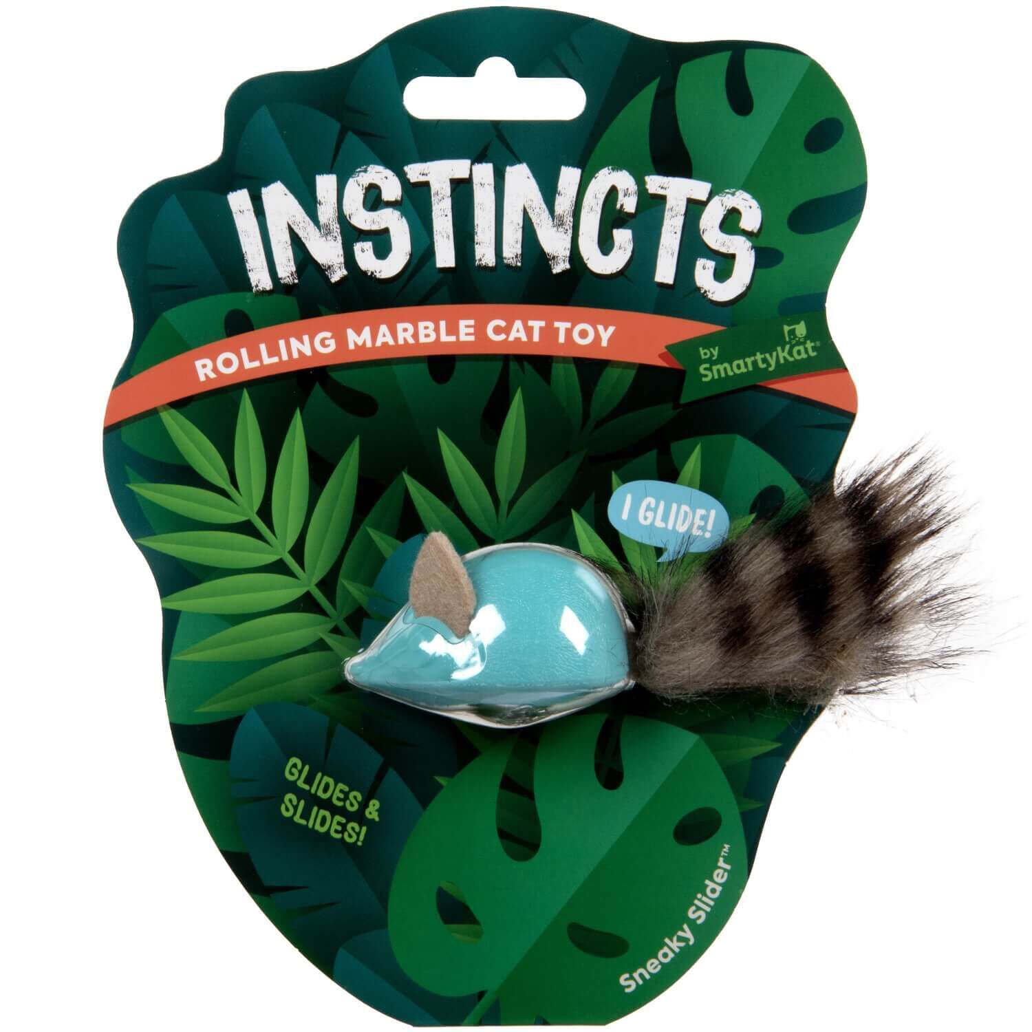 Instincts By Smartykat&reg; By Smartykat&reg; Sneaky Slider Rolling Marble Raccoon Cat Toy