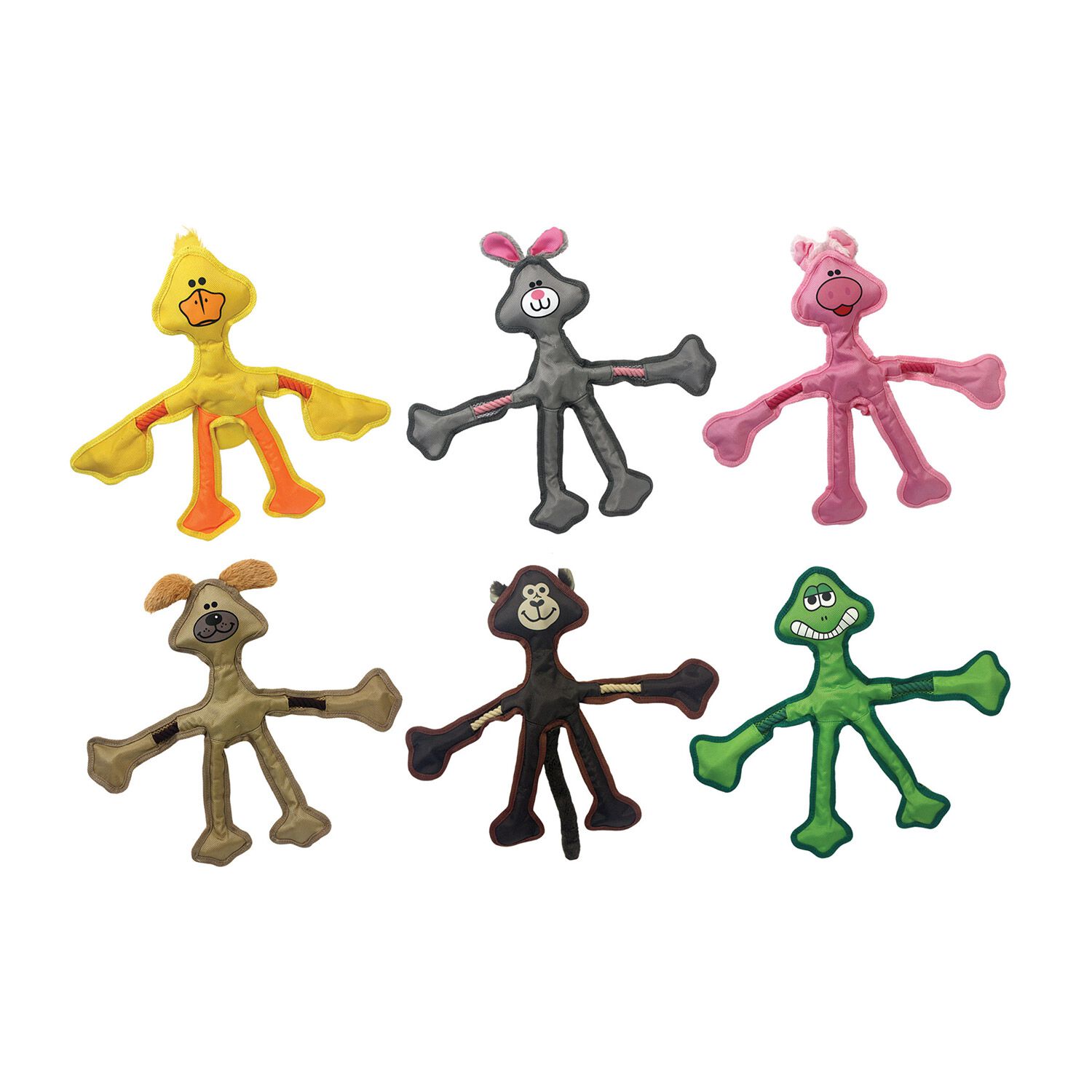 Skele-Rope Assorted Dog Toy