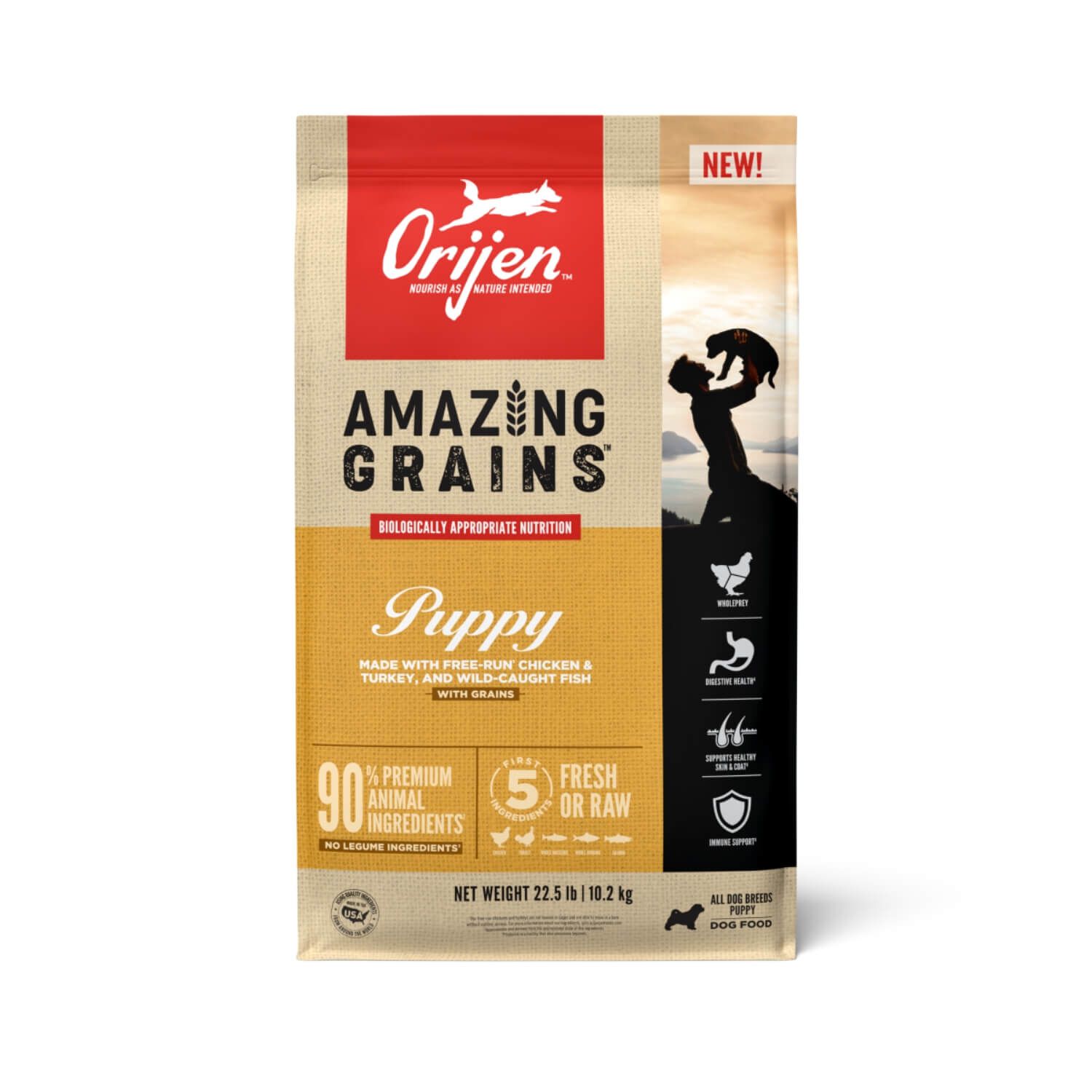 Orijen Amazing Grains High Protein Dry Puppy Food