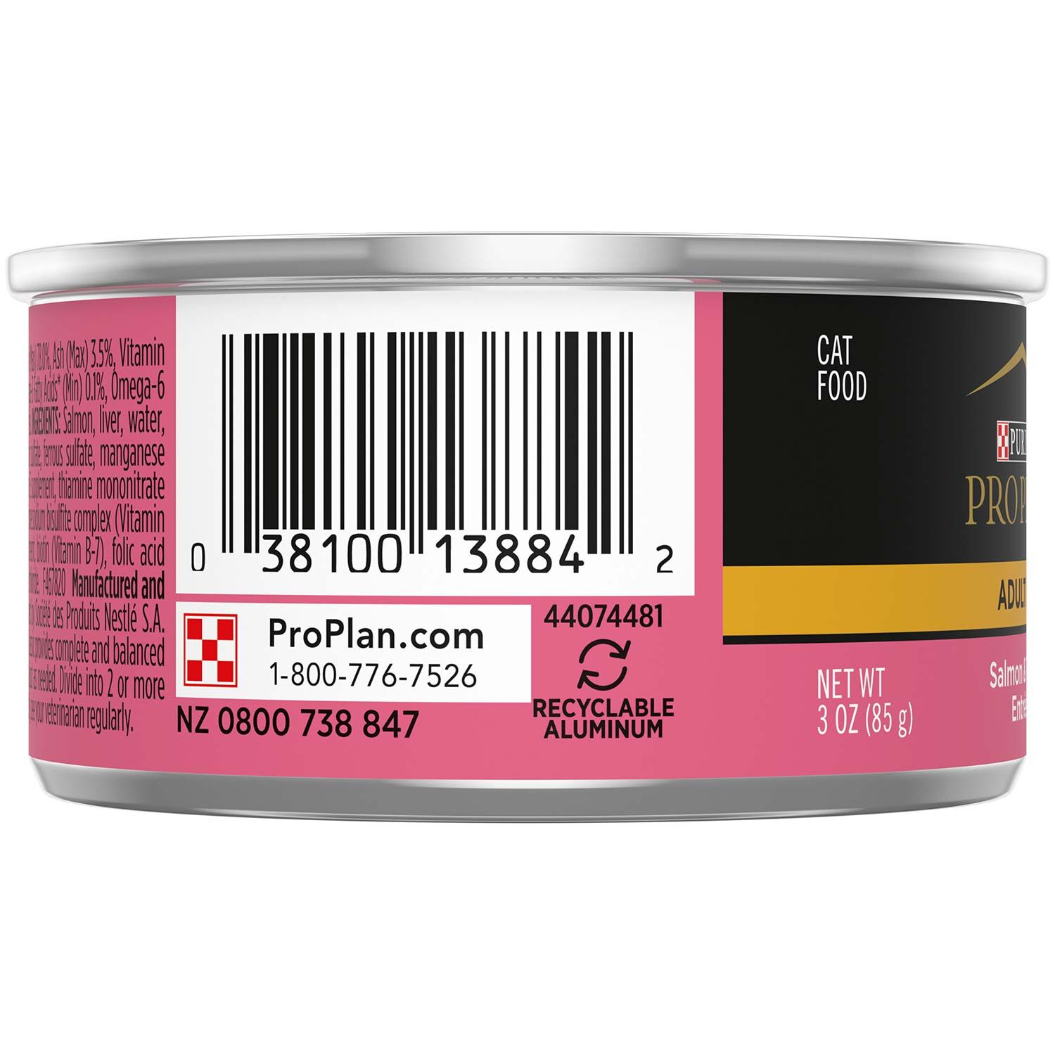 Purina Pro Plan Pate High Protein Senior Wet Cat Food, Salmon & Tuna Entree