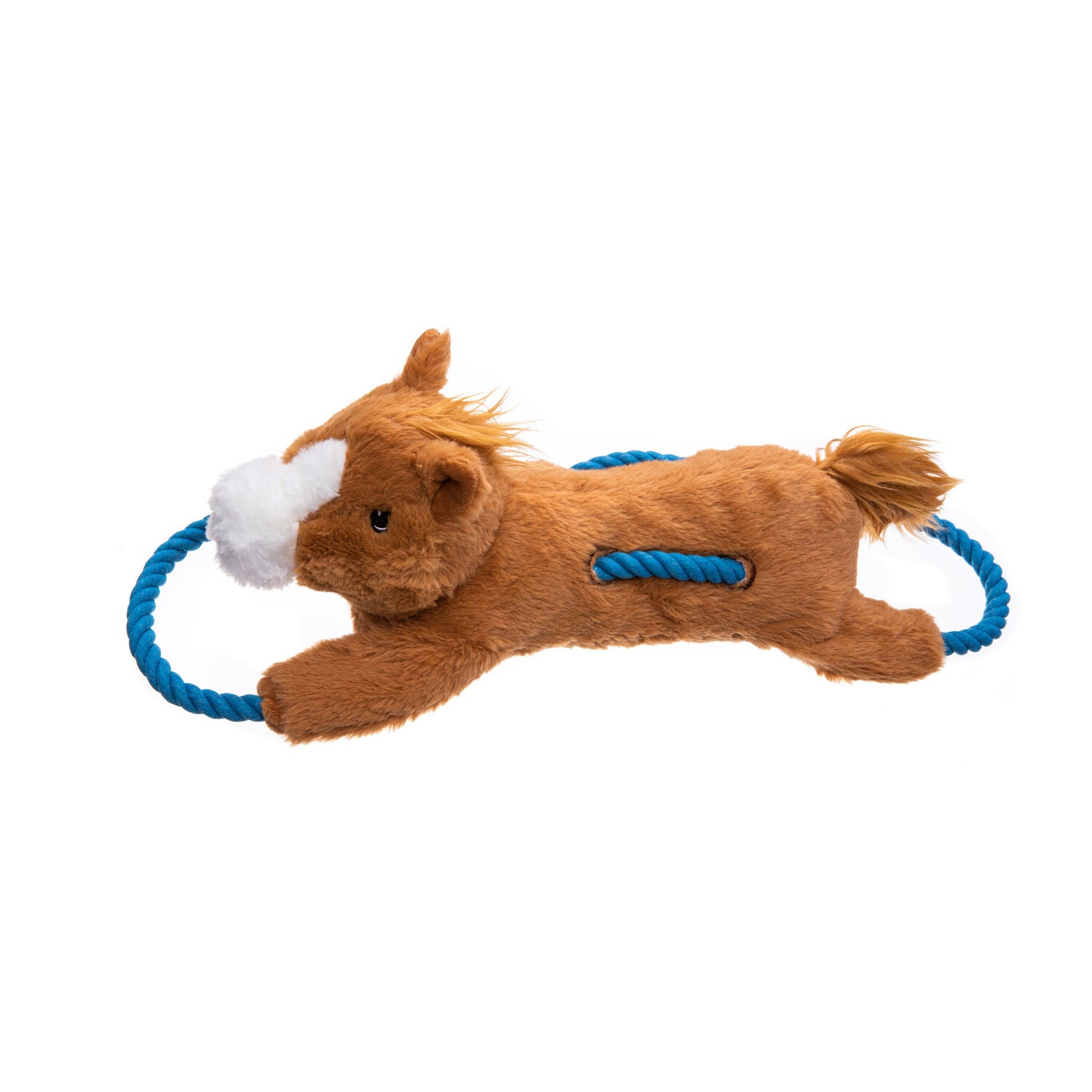 Growl Haystackerz Hayride Horse Plush Squeaky Dog Toy, 20"