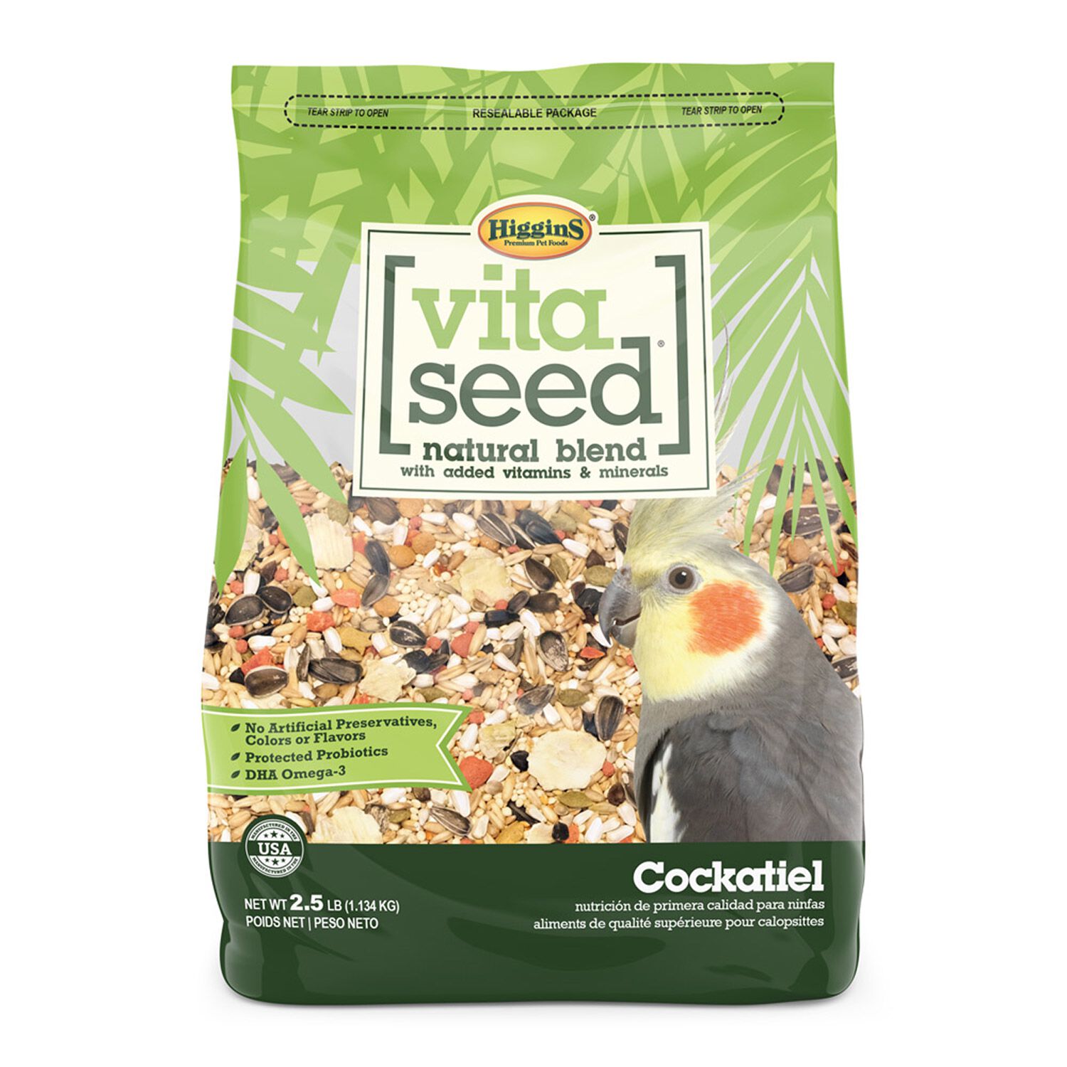 Higgins Vita Seed Cockatiel Bird Food
