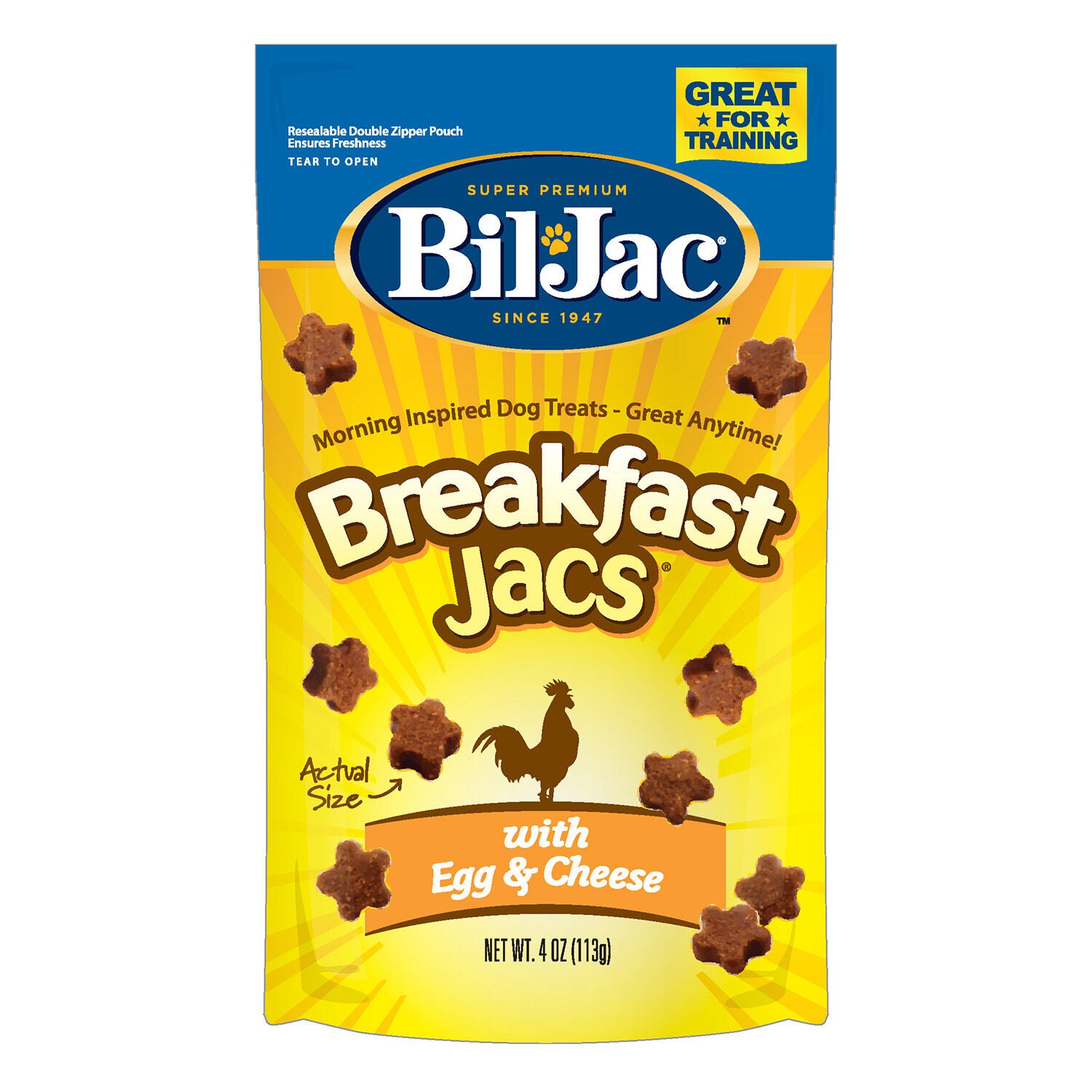 Bil-Jac Breakfast Jacs Egg & Cheese Soft & Chewy Dog Treats
