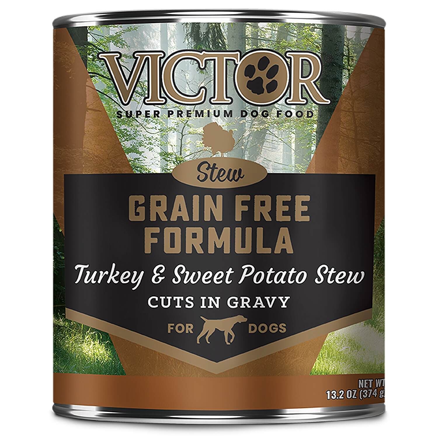 Victor Grain-Free Turkey & Sweet Potato Stew Cut In Gravy Wet Dog Food, 13.2Oz