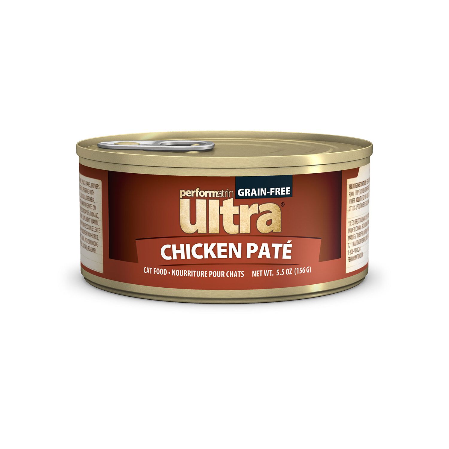 Performatrin Ultra Grain-Free Chicken Pate Recipe Wet Cat Food