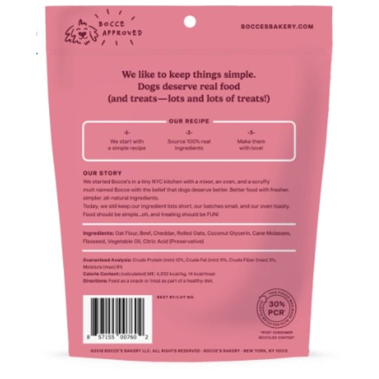 Bocce's Bakery Say Moo Soft & Chewy Dog Treats