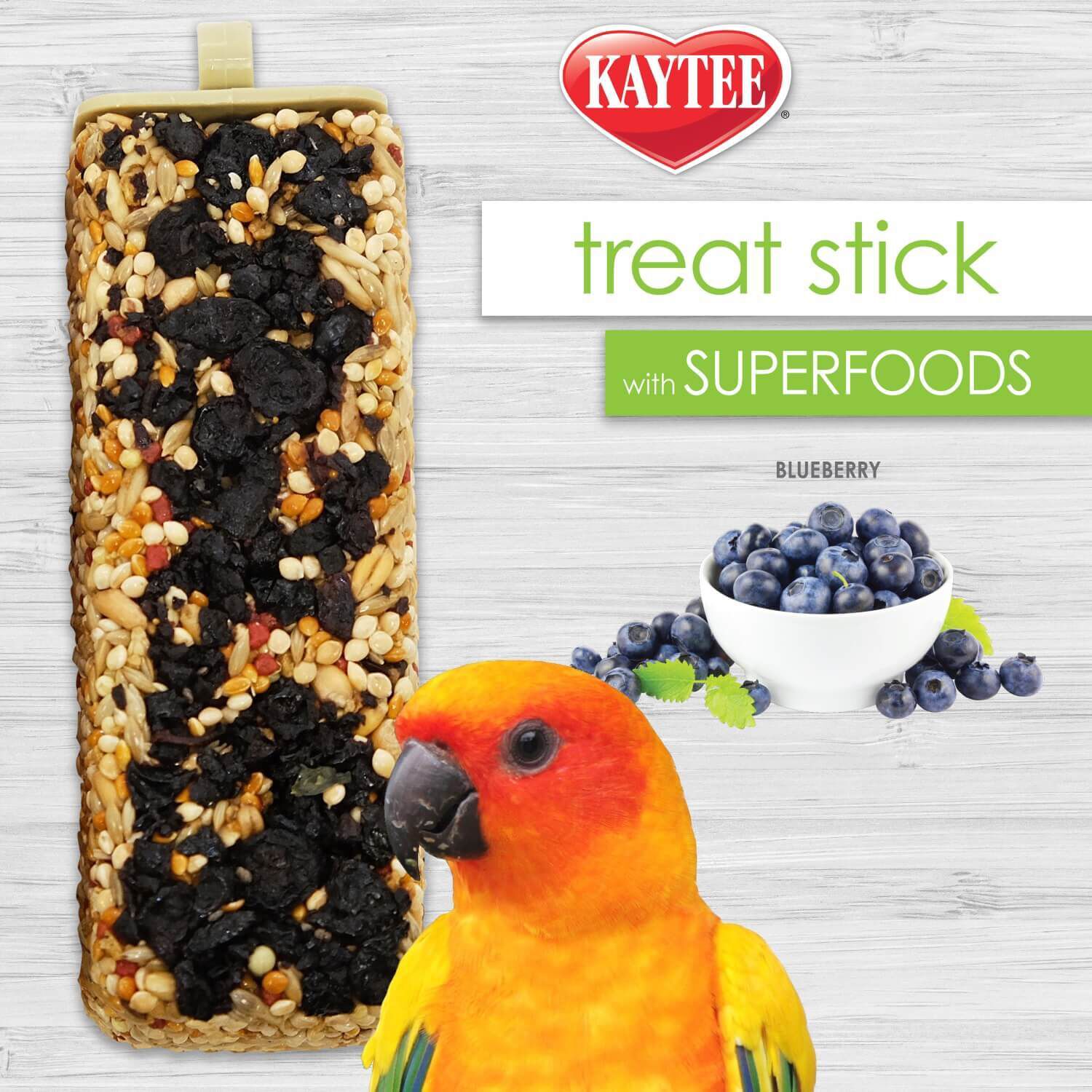 Kaytee Avian Superfood Treat Sticks, Blueberry