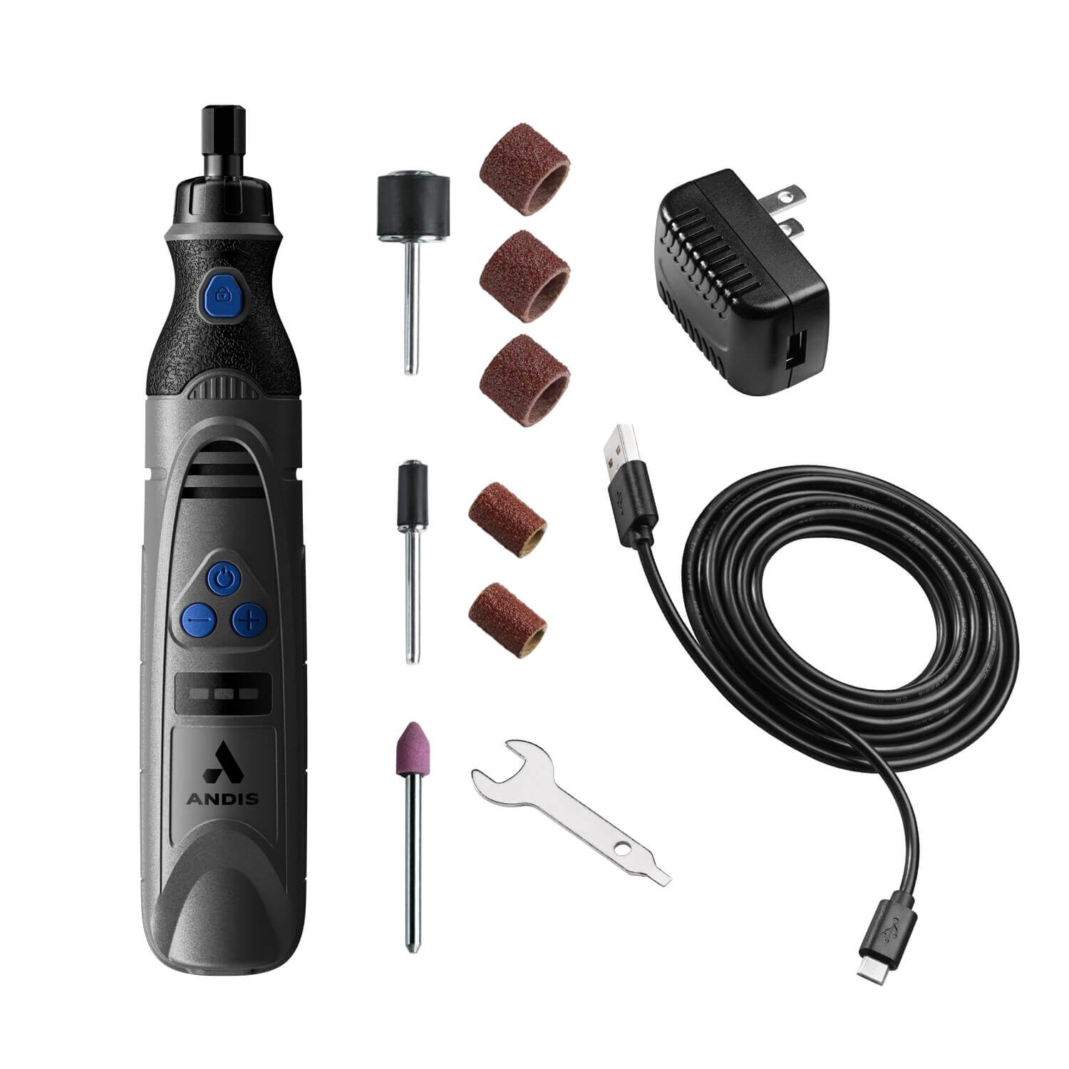 Andis 6-Speed Cordless Dog Nail Grinder Kit