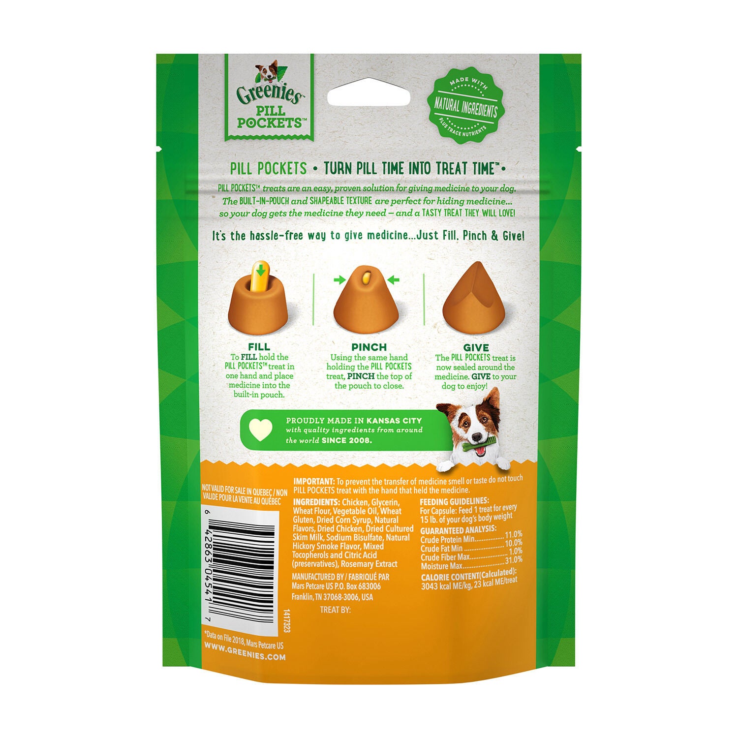 Greenies Pill Pockets Chicken Capsule Dog Treat