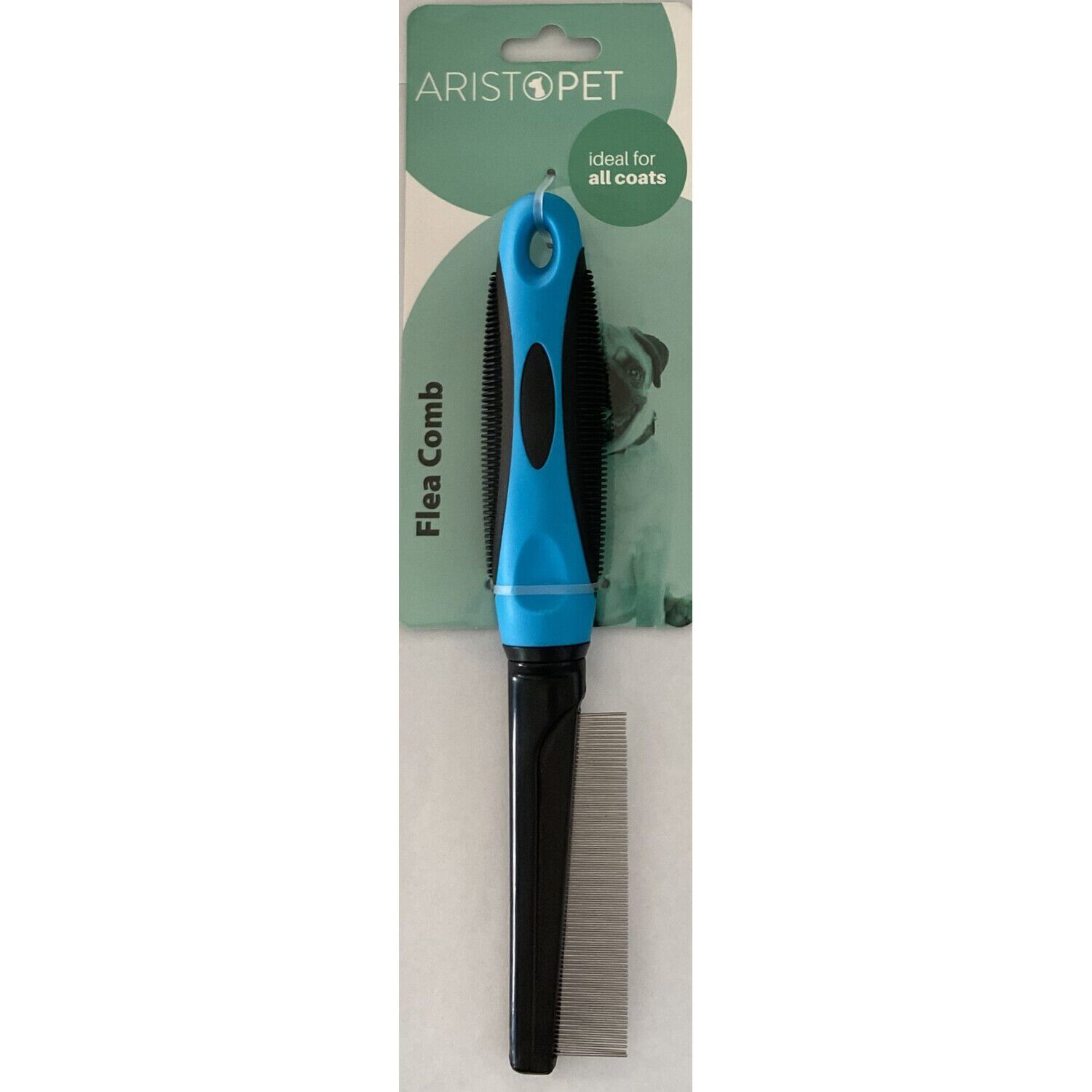 Aristopet Flea Comb With Comfort Handle Dog Grooming Tool