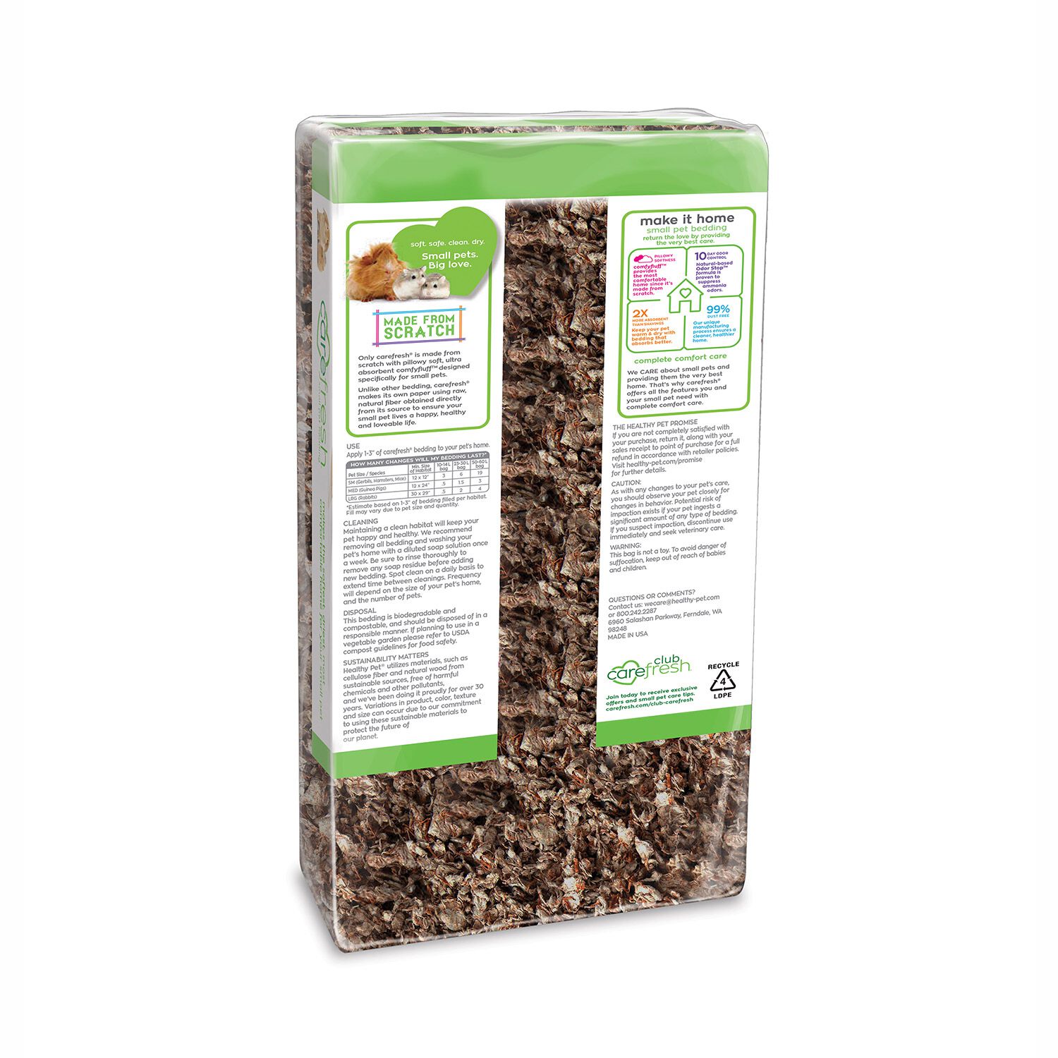 Carefresh Natural Small Animal Bedding