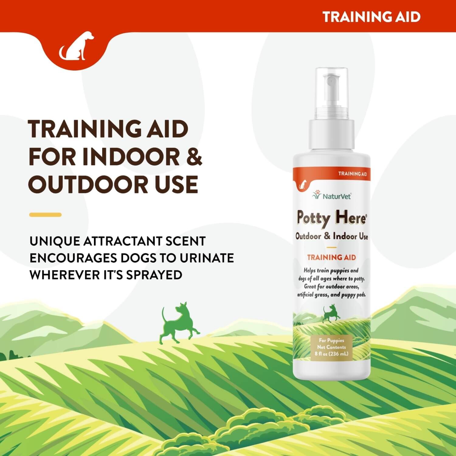 Naturvet Potty Here Dog Training Aid