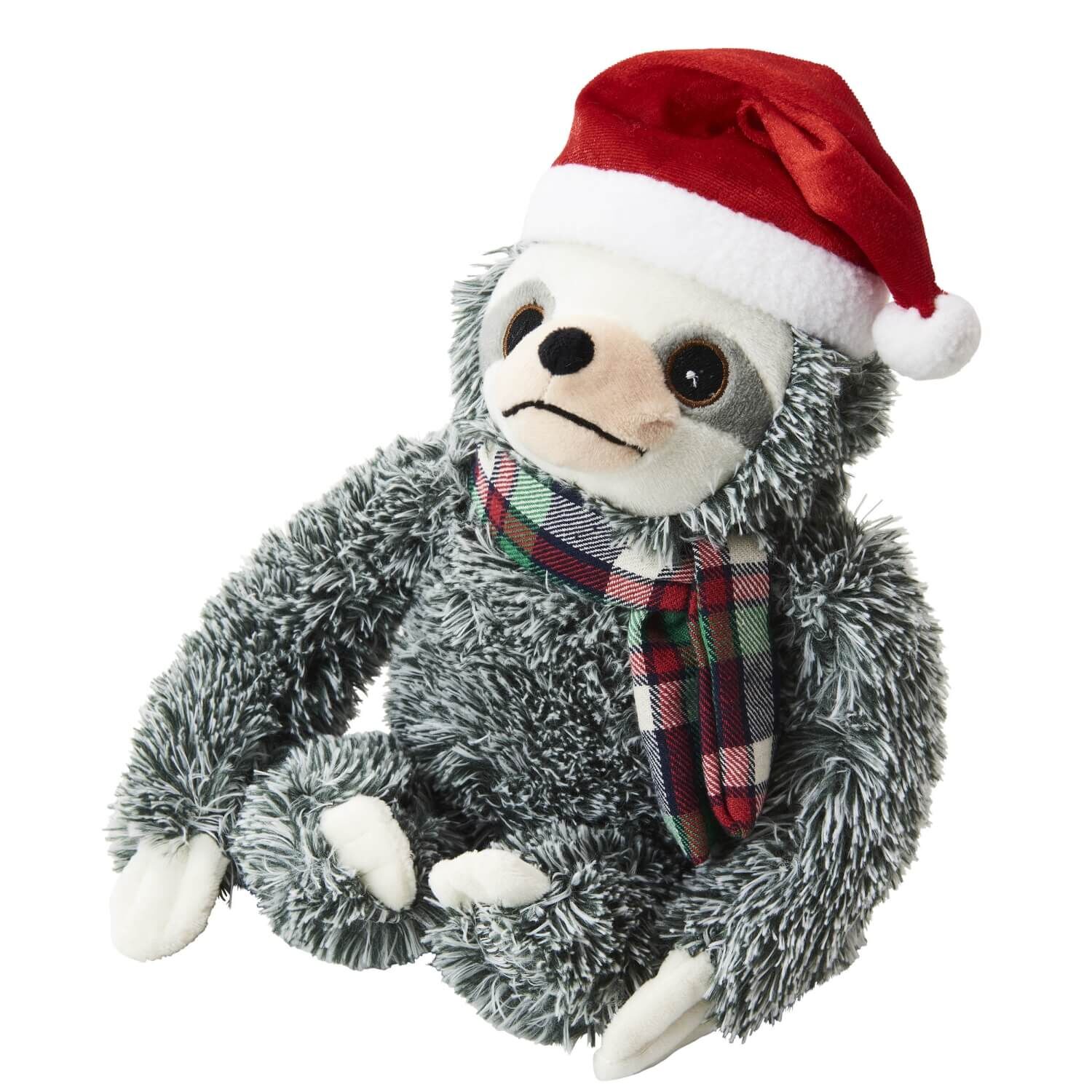 Spot Holiday Fun Sloths Plush Squeaky Dog Toy - 12" Assorted Colors