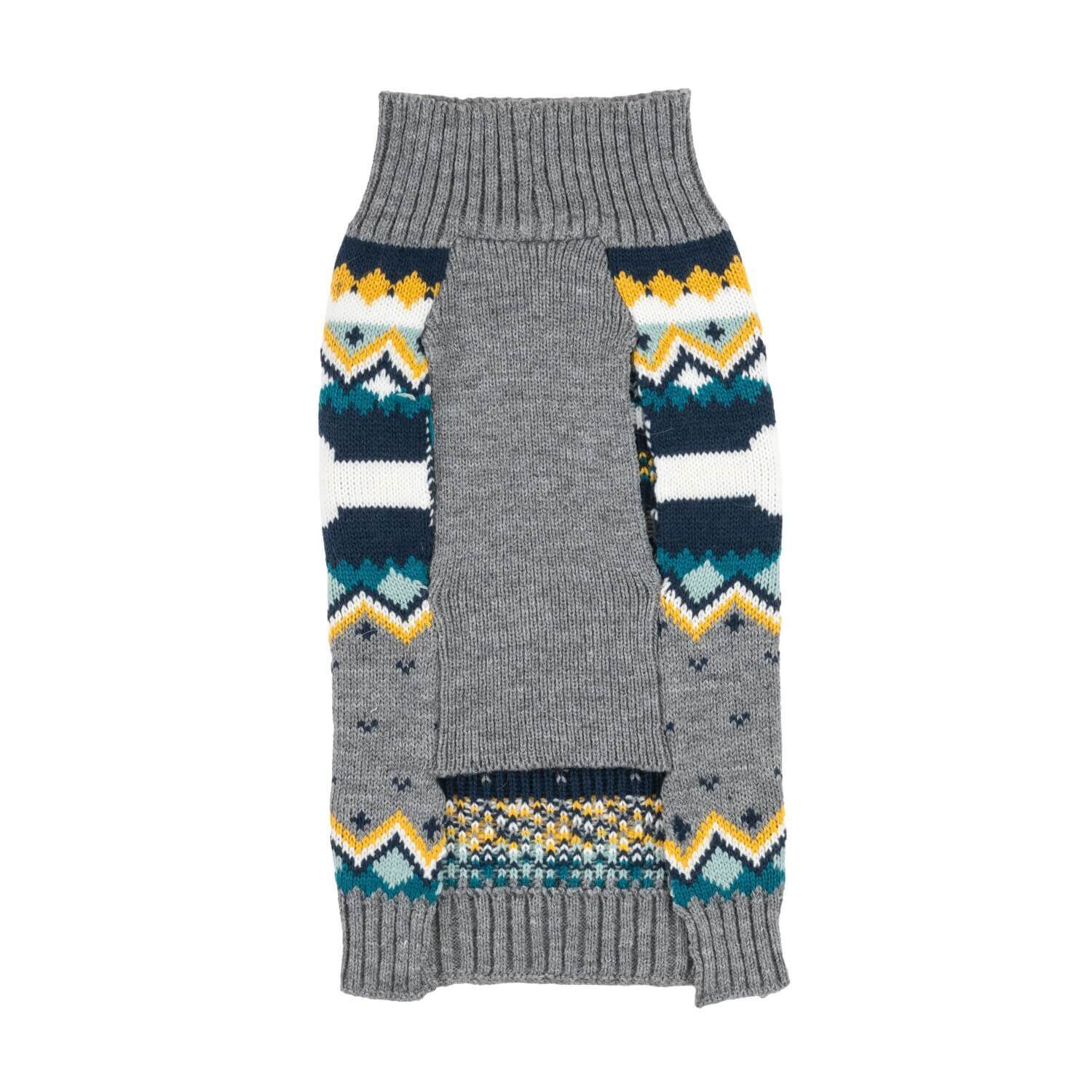 Simply Dog Grey Bone Fall Dog Sweater