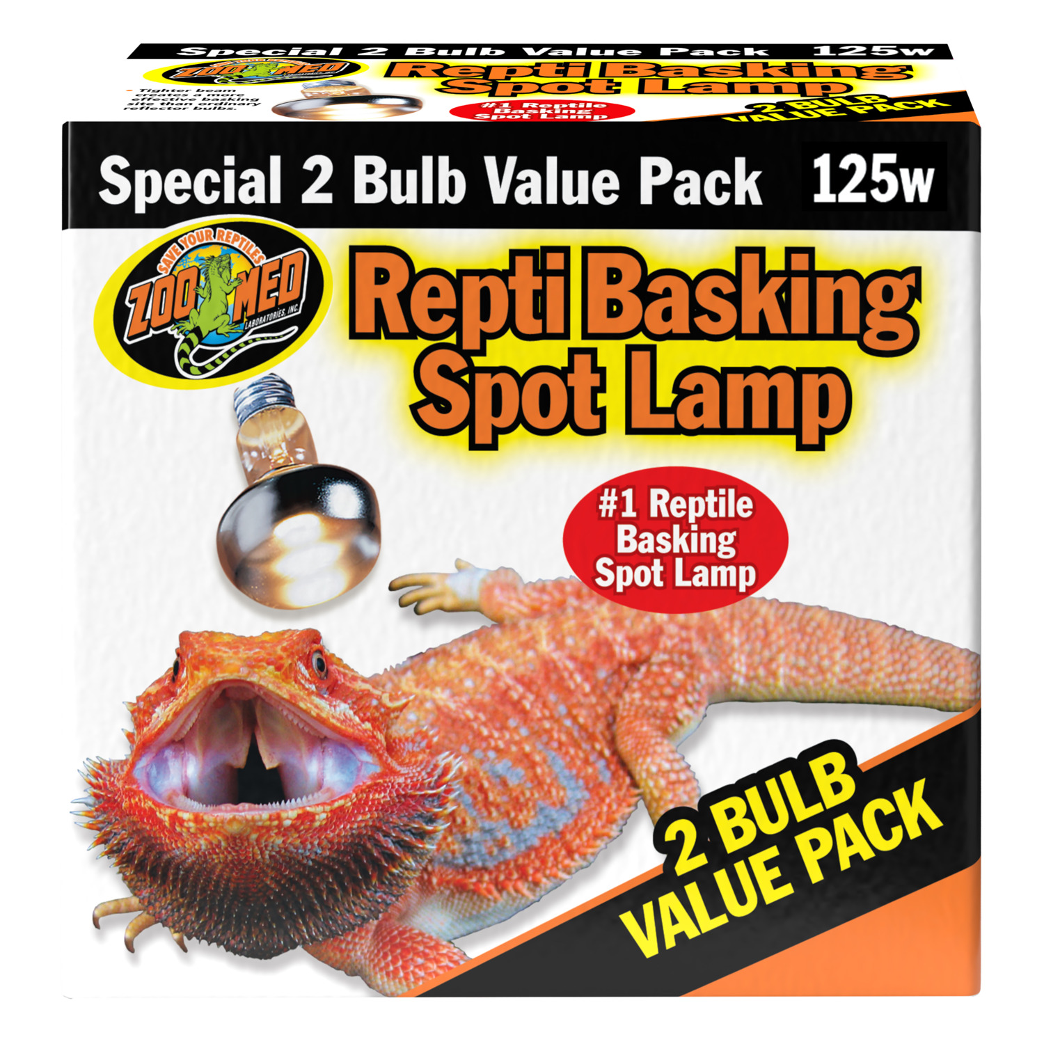 Zoo Med Basking Spot Lamp For Reptiles - Value Pack