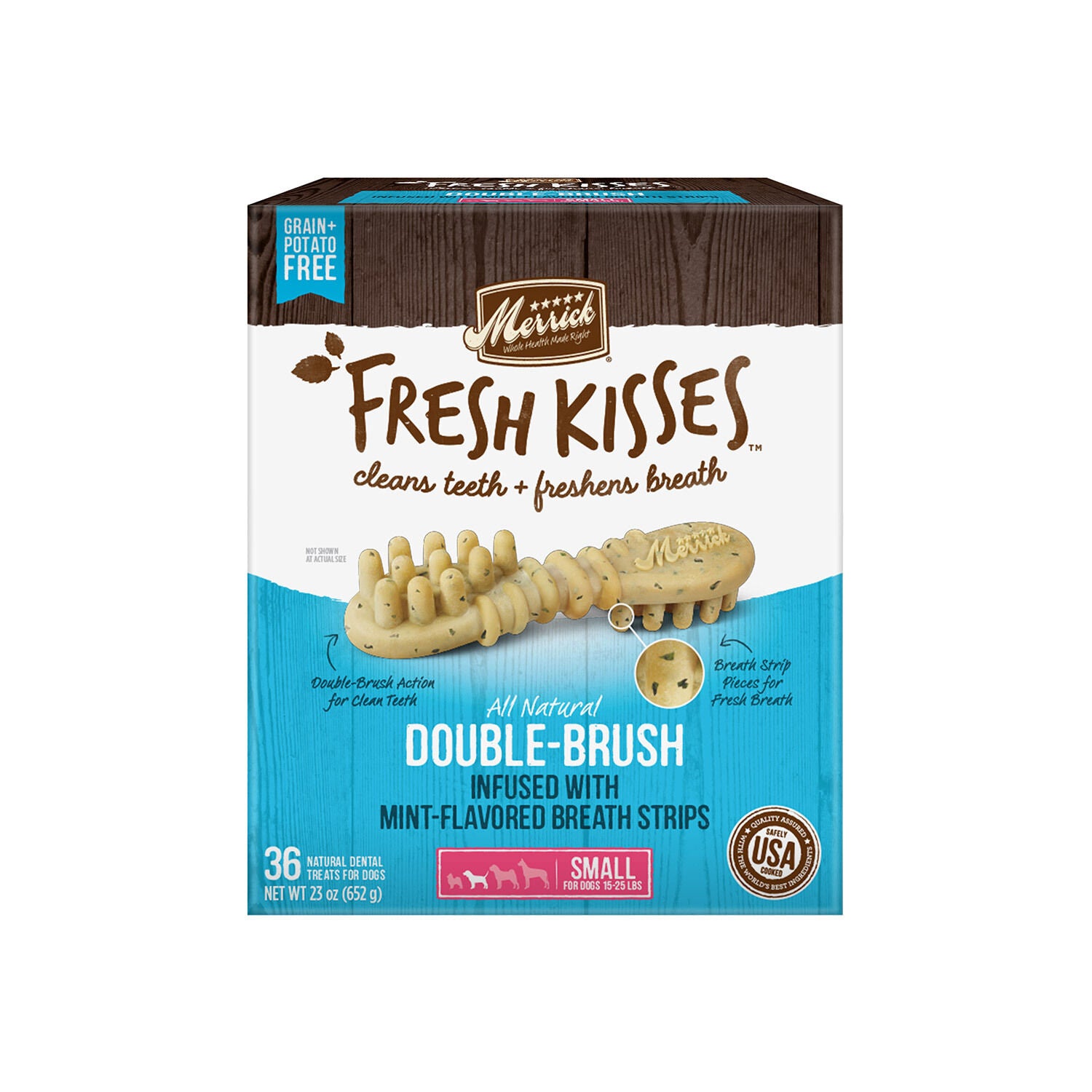 Merrick Fresh Kisses Mint Strips Small Dog Treats