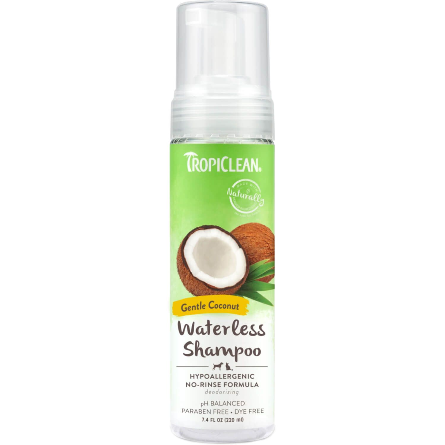 Tropiclean Hypoallergenic Waterless Shampoo For Dogs, Gentle Coconut