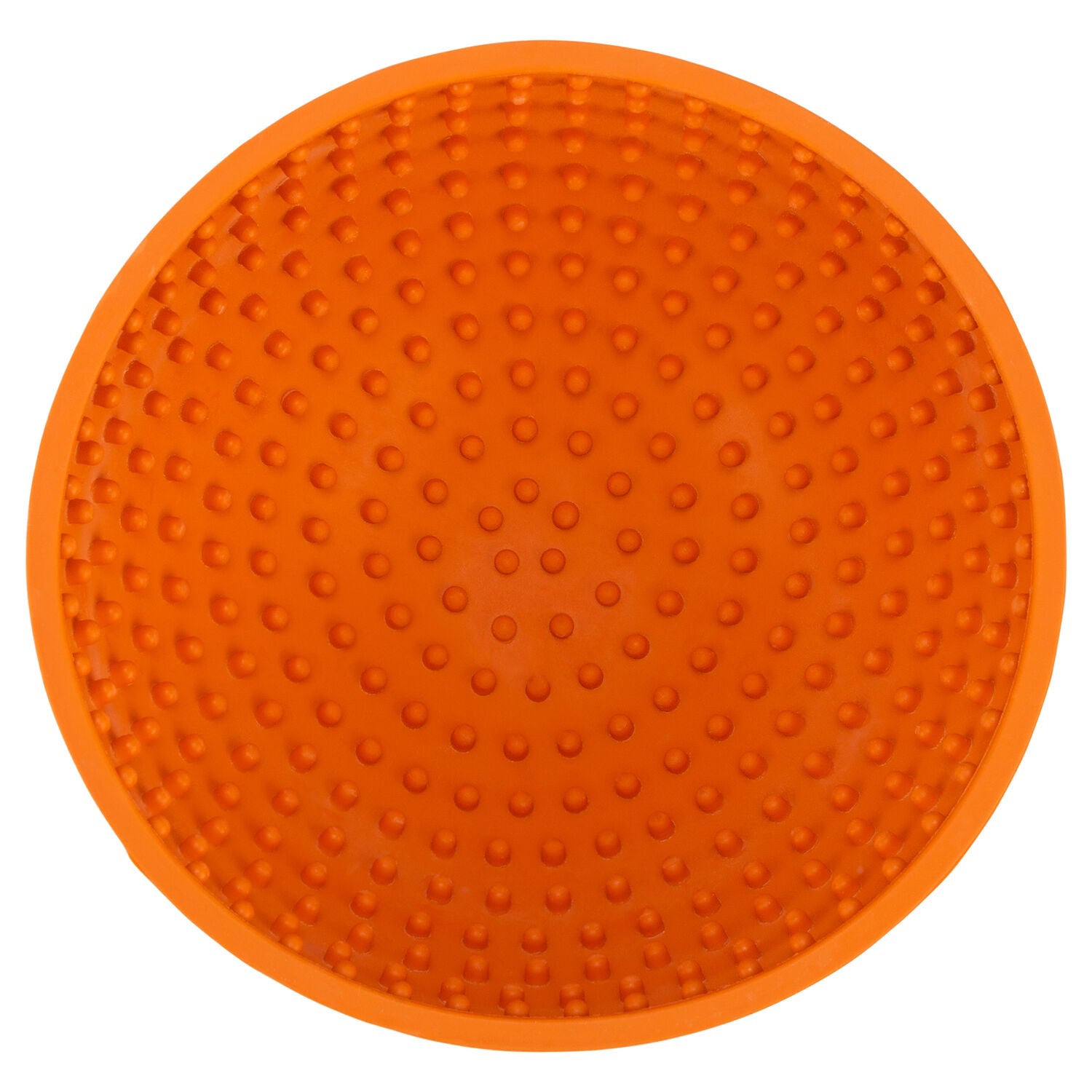 Lickimat Wobble Lickmat & Slow Feeder Textured Dog Bowl - Orange