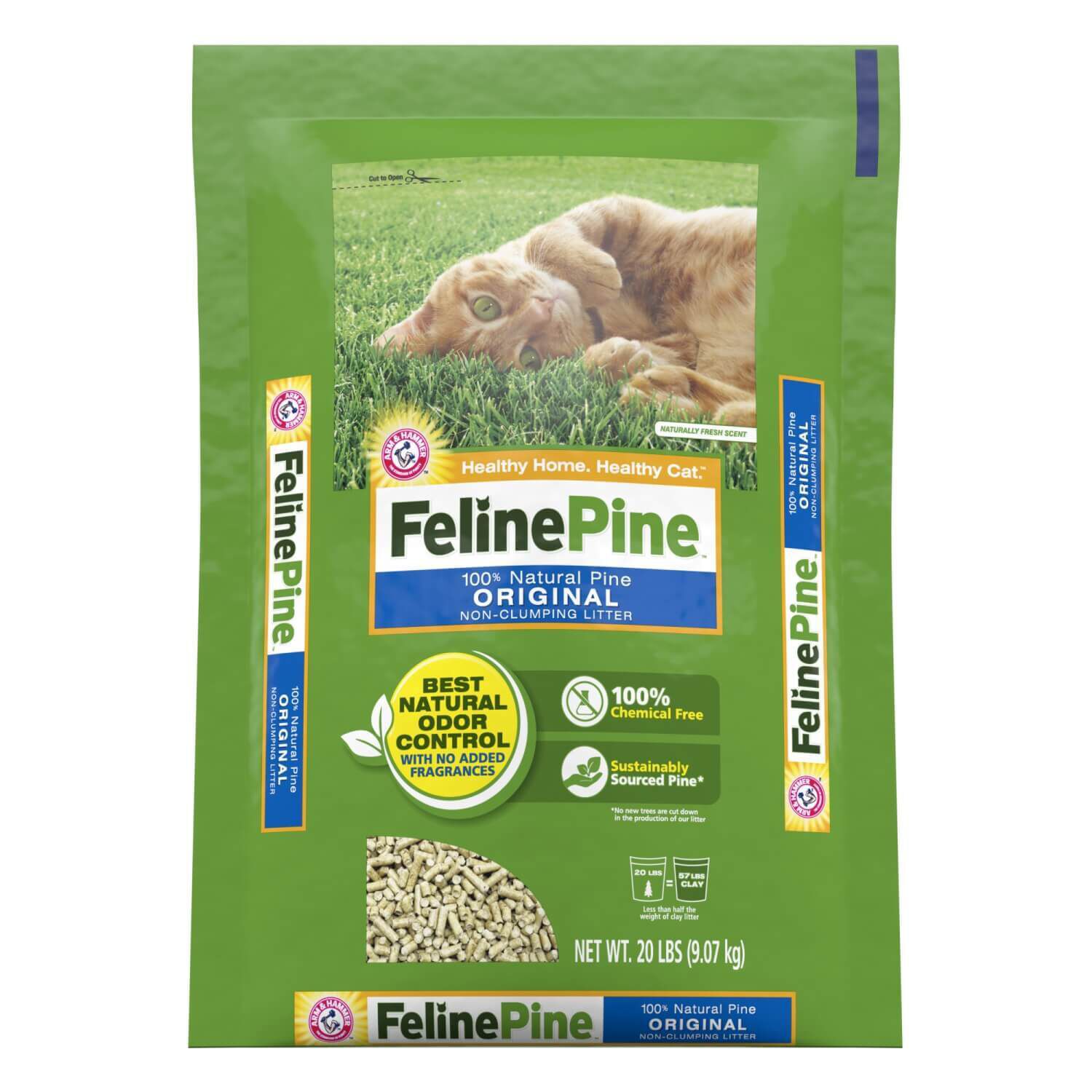 Arm & Hammer Feline Pine Original Non-Clumping Natural Cat Litter