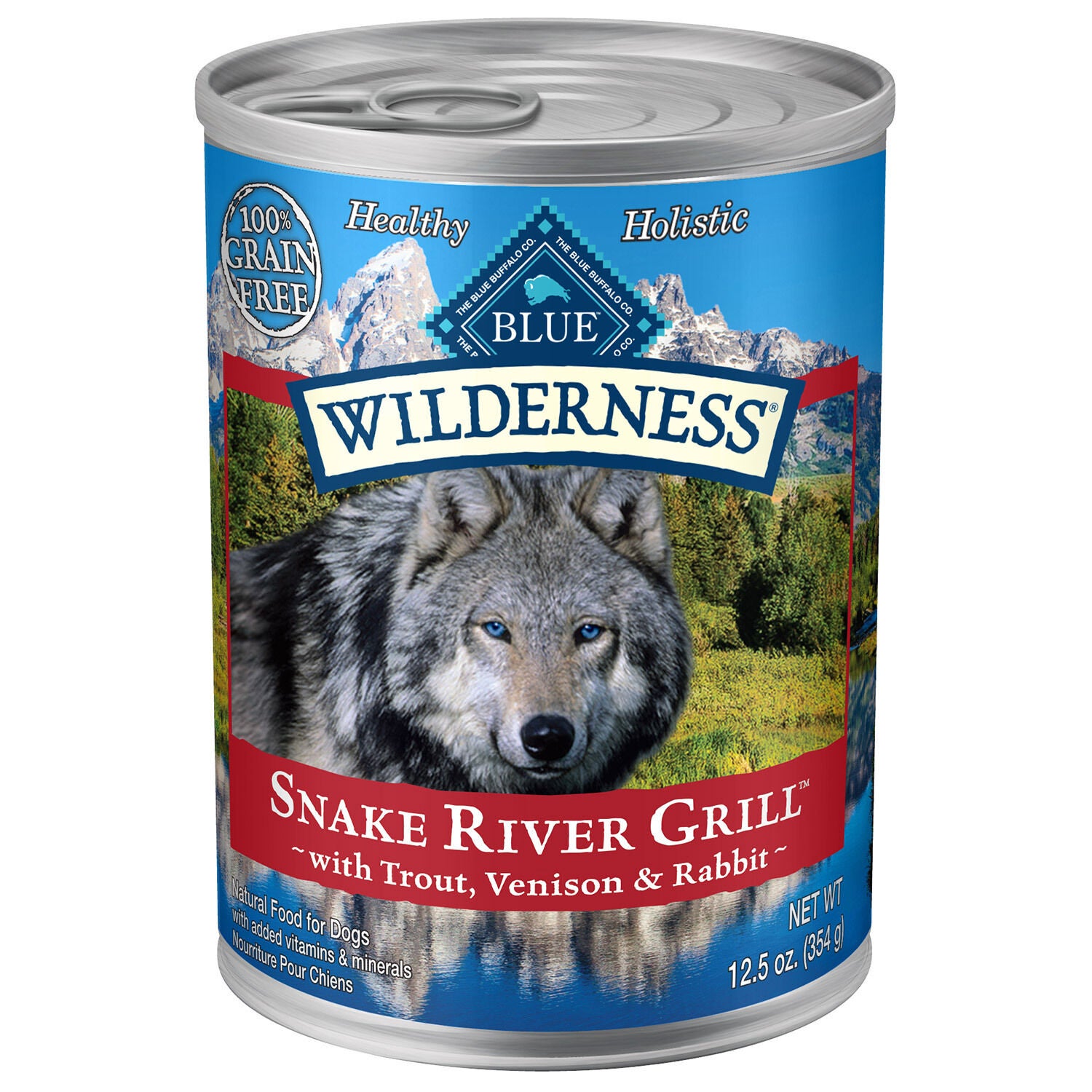Blue Buffalo Wilderness Snake River Grill With Trout, Venison & Rabbit Dog Food