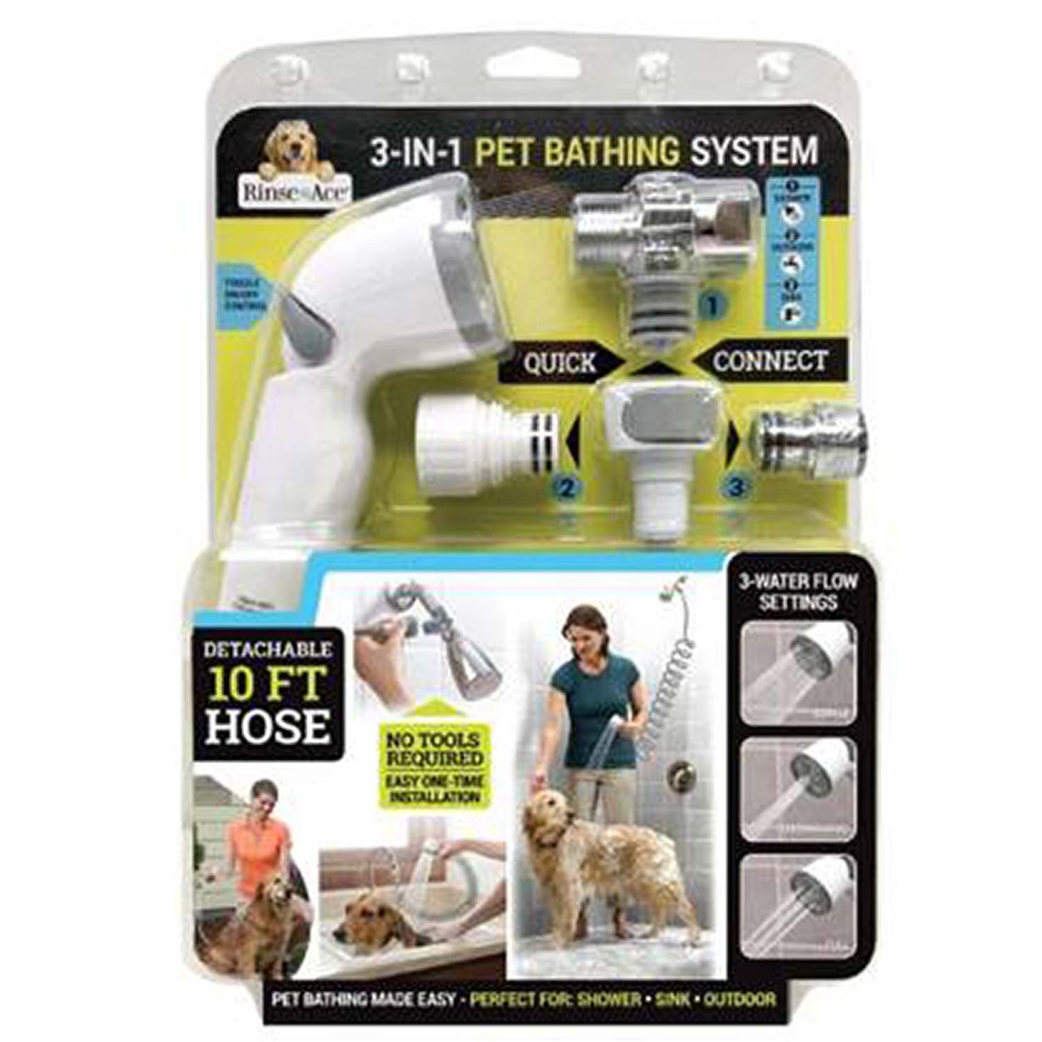 Rinse Ace 3In1 Indoor/Outdoor Pet Bathing System