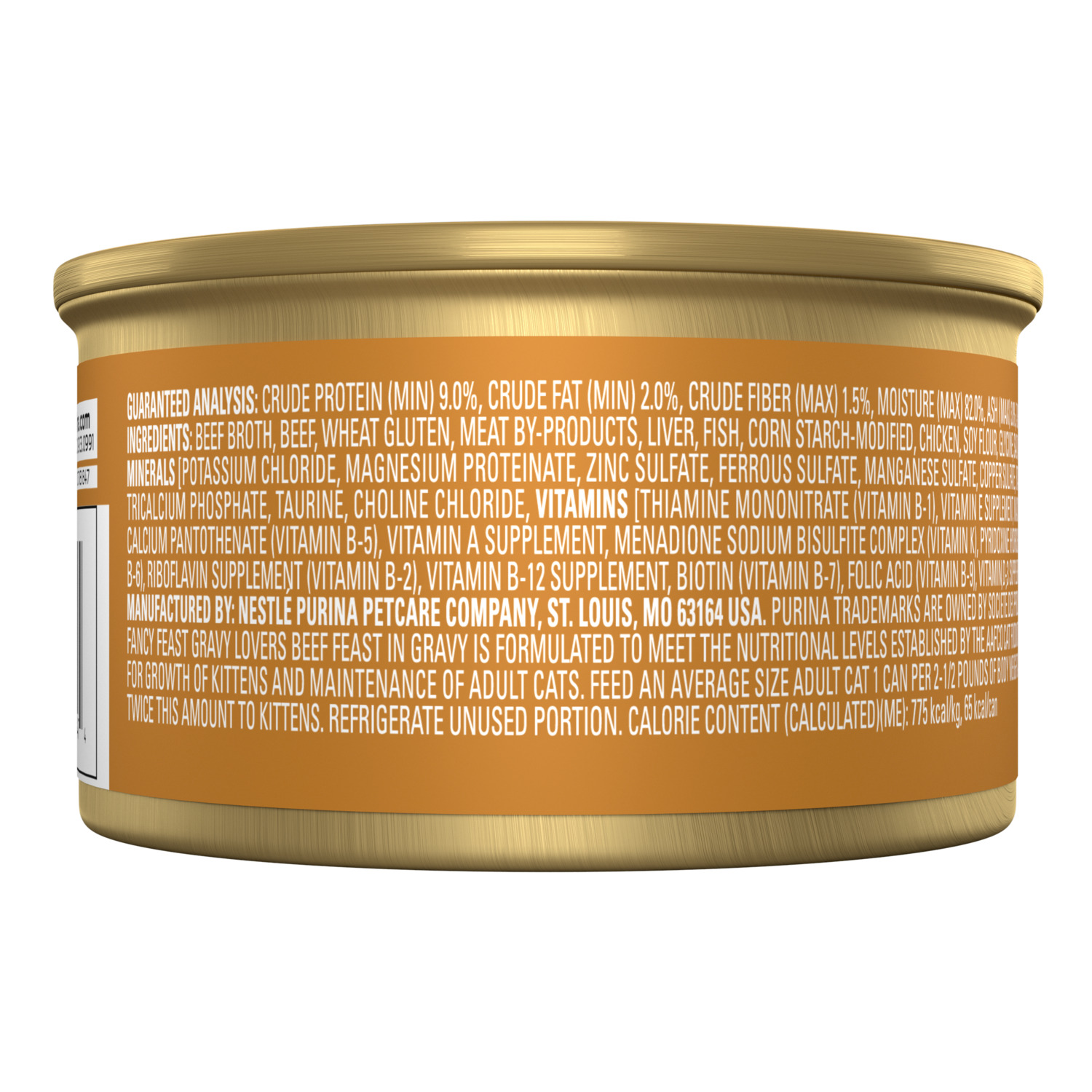 Fancy Feast Gravy Lovers Beef Feast Gourmet Wet Cat Food In Gravy - 3 Oz.