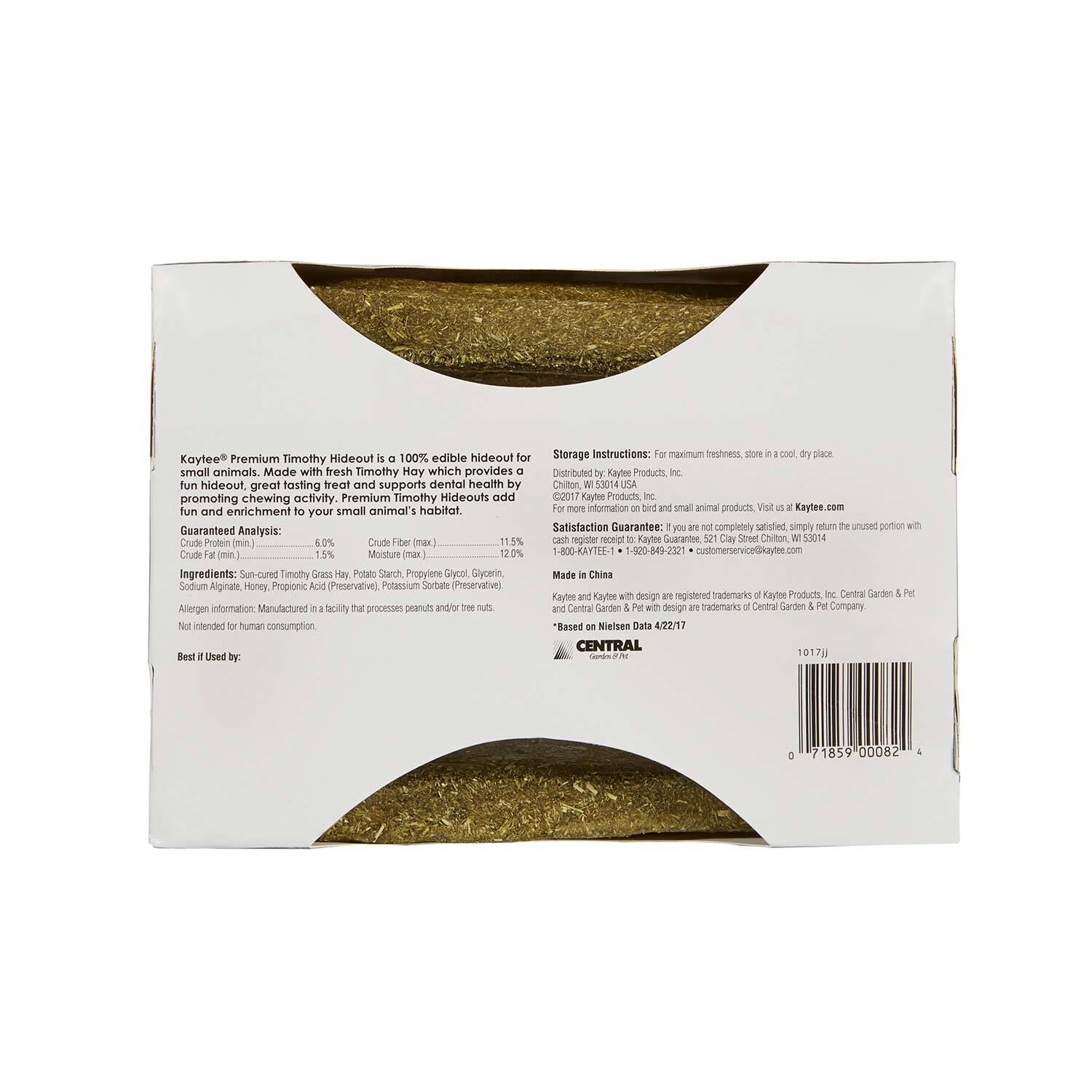 Kaytee Premium Timothy Large Hideout For Small Animals