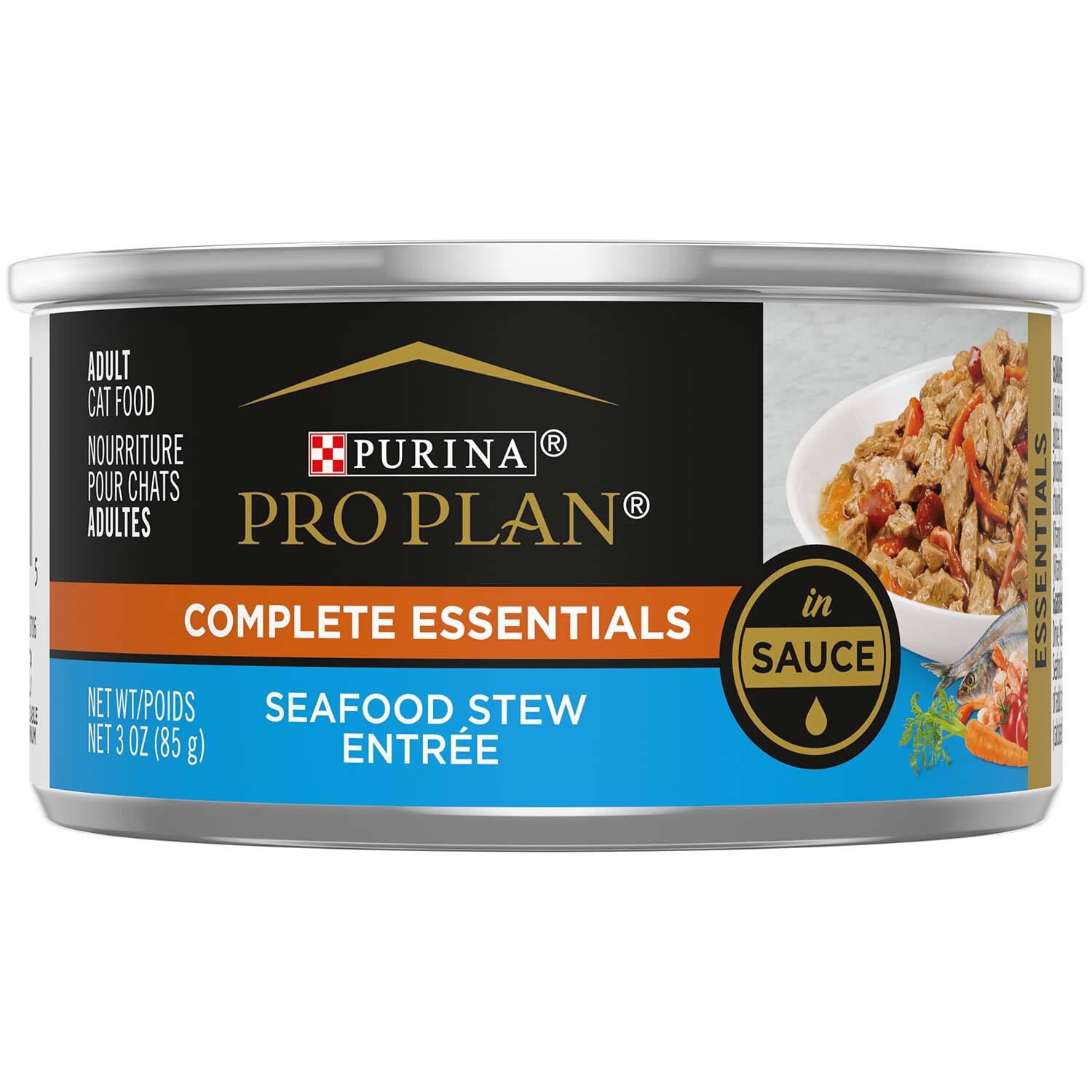 Purina Pro Plan Seafood Stew Entree In Sauce Cat Food