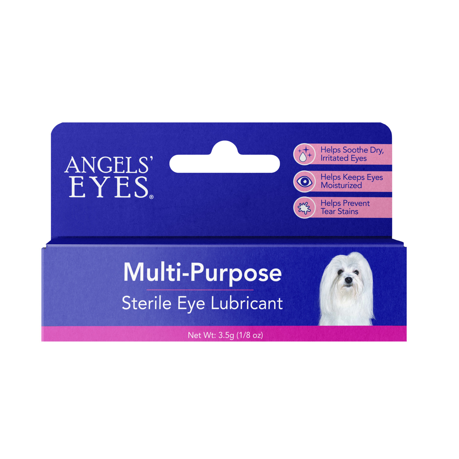 Angels' Eyes Multi-Purpose Sterile Eye Lubricant For Dogs, 3.5G