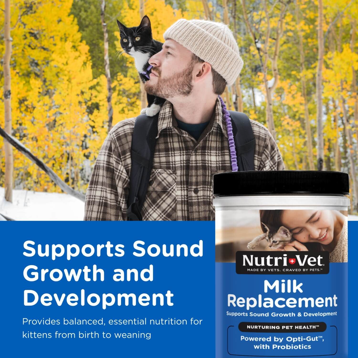 Nutri-Vet Milk Replacement Powder With Probiotics For Kittens